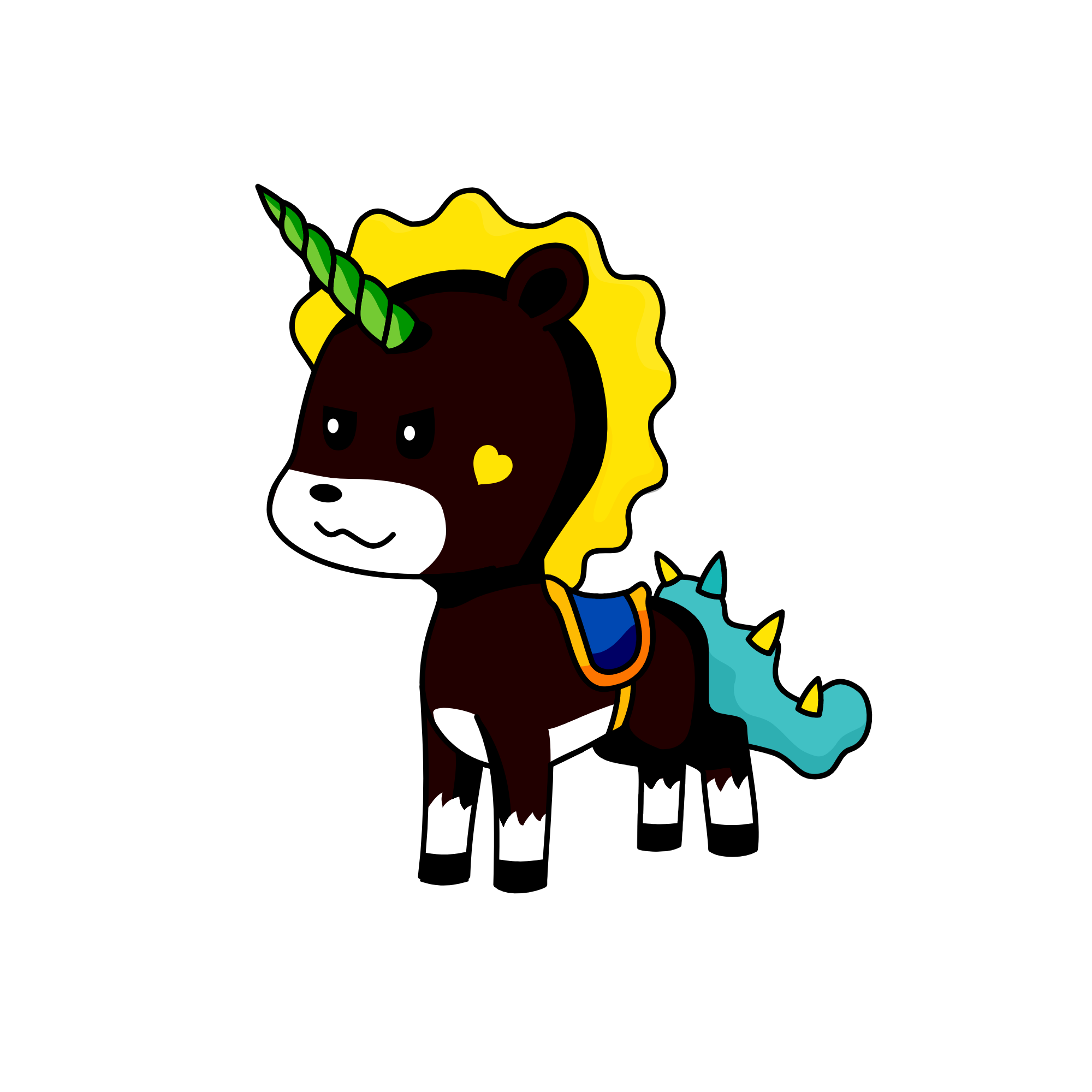 Moony, the unicorn