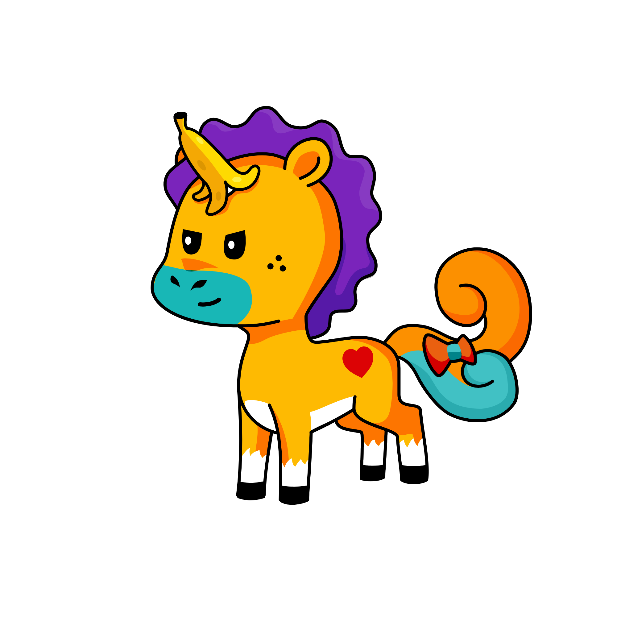 Cnee, the unicorn