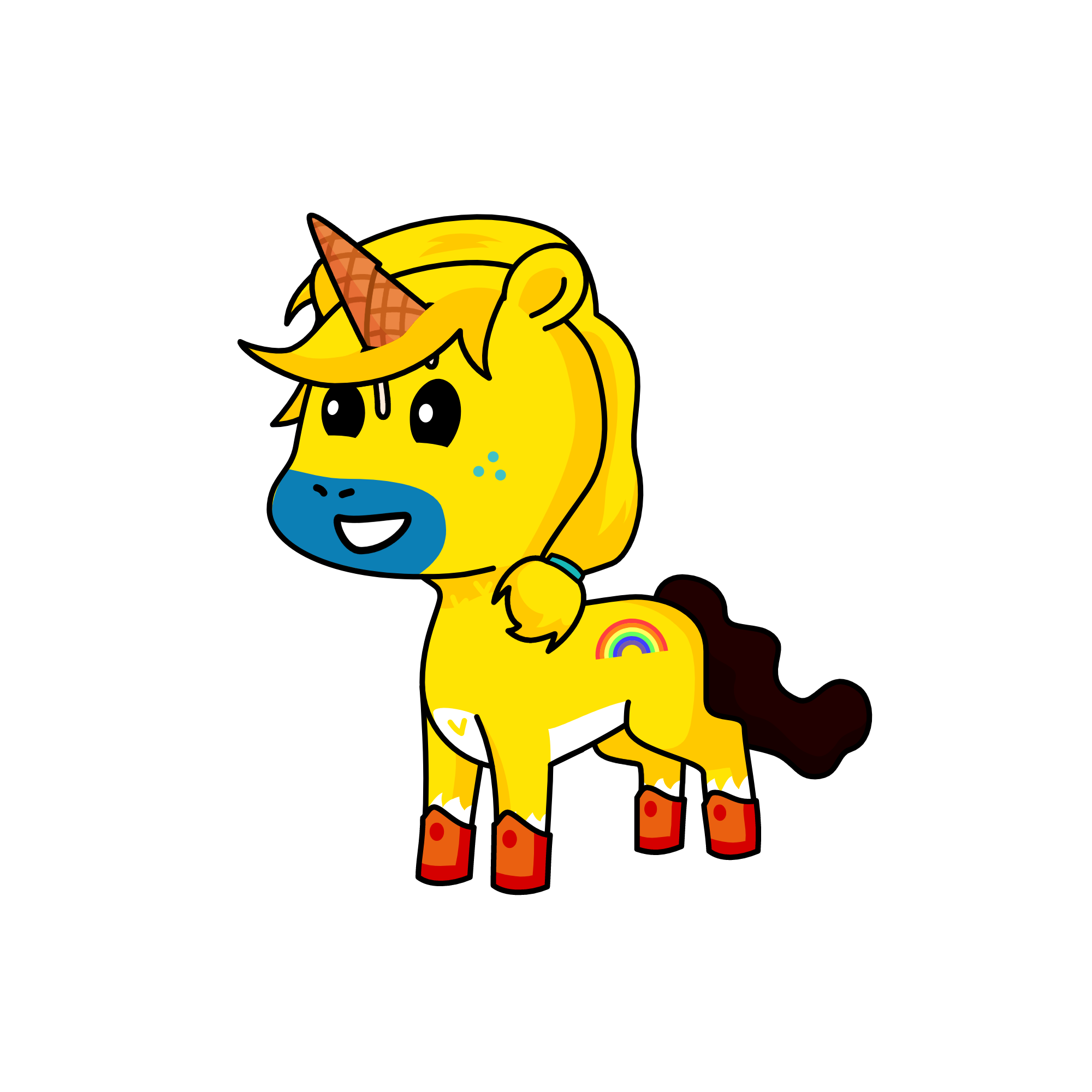 Indy, the unicorn
