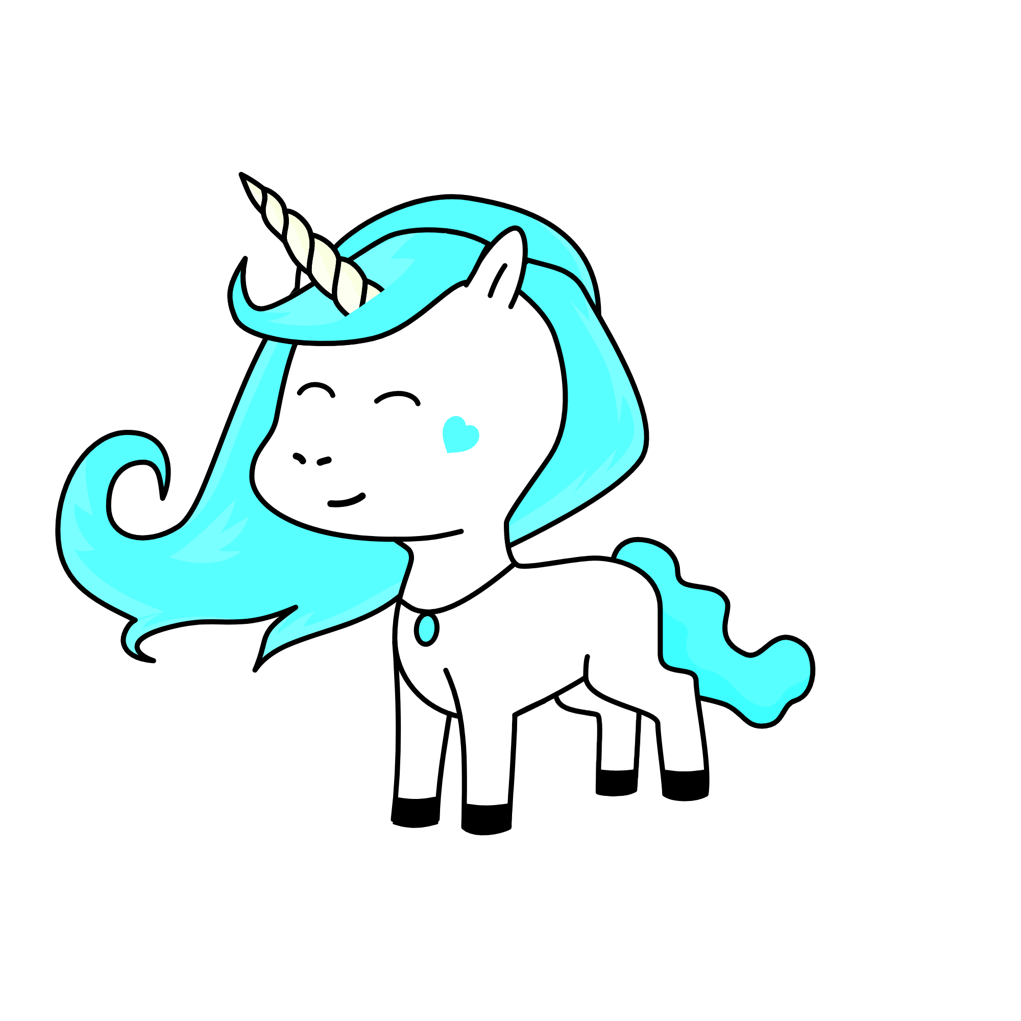 Aquamarine, the unicorn
