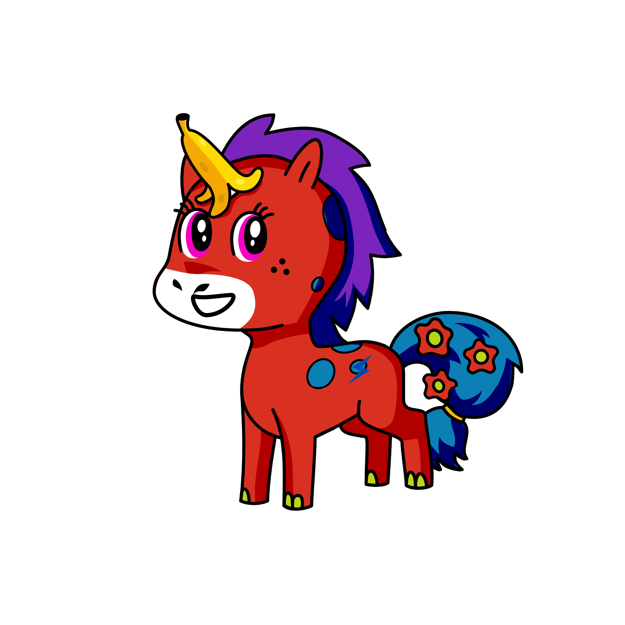Banana Weirdo, the unicorn