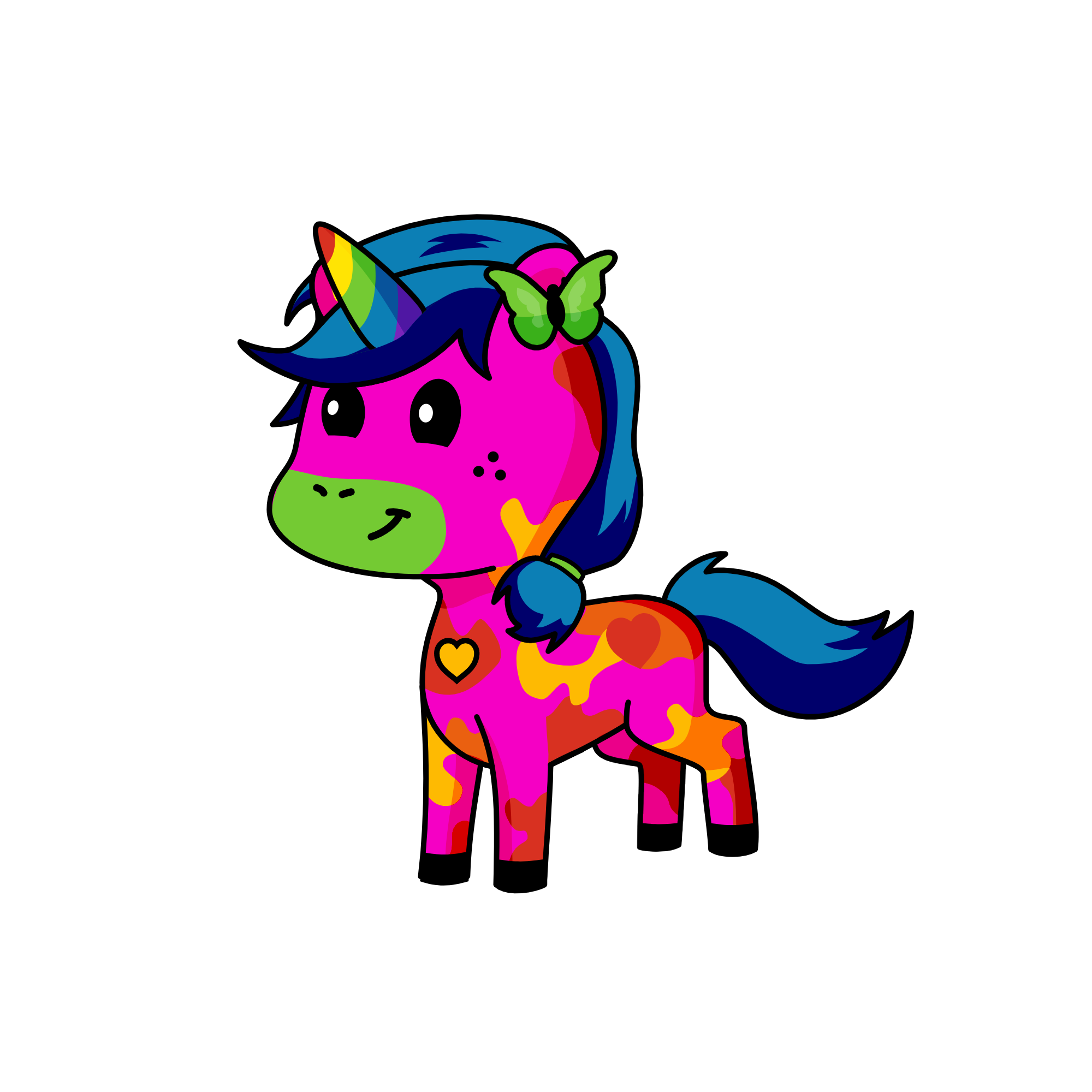 Pride, the unicorn