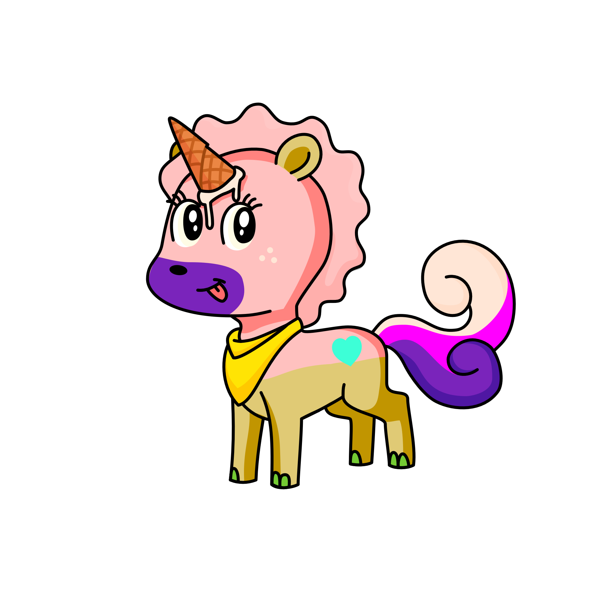 Q.T. 🧁, the unicorn