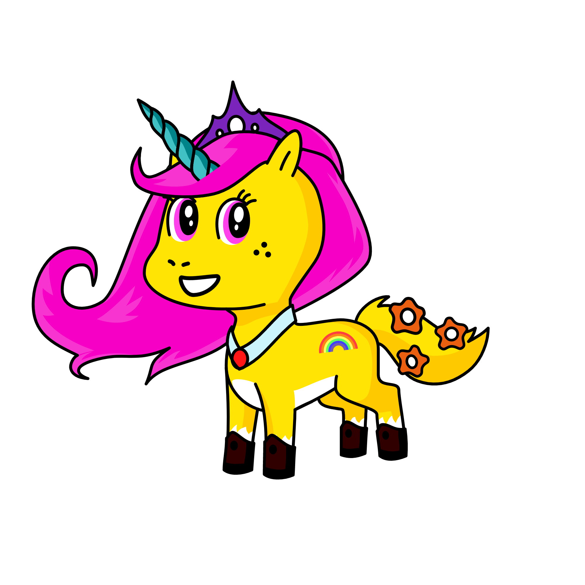 Miss H, the unicorn