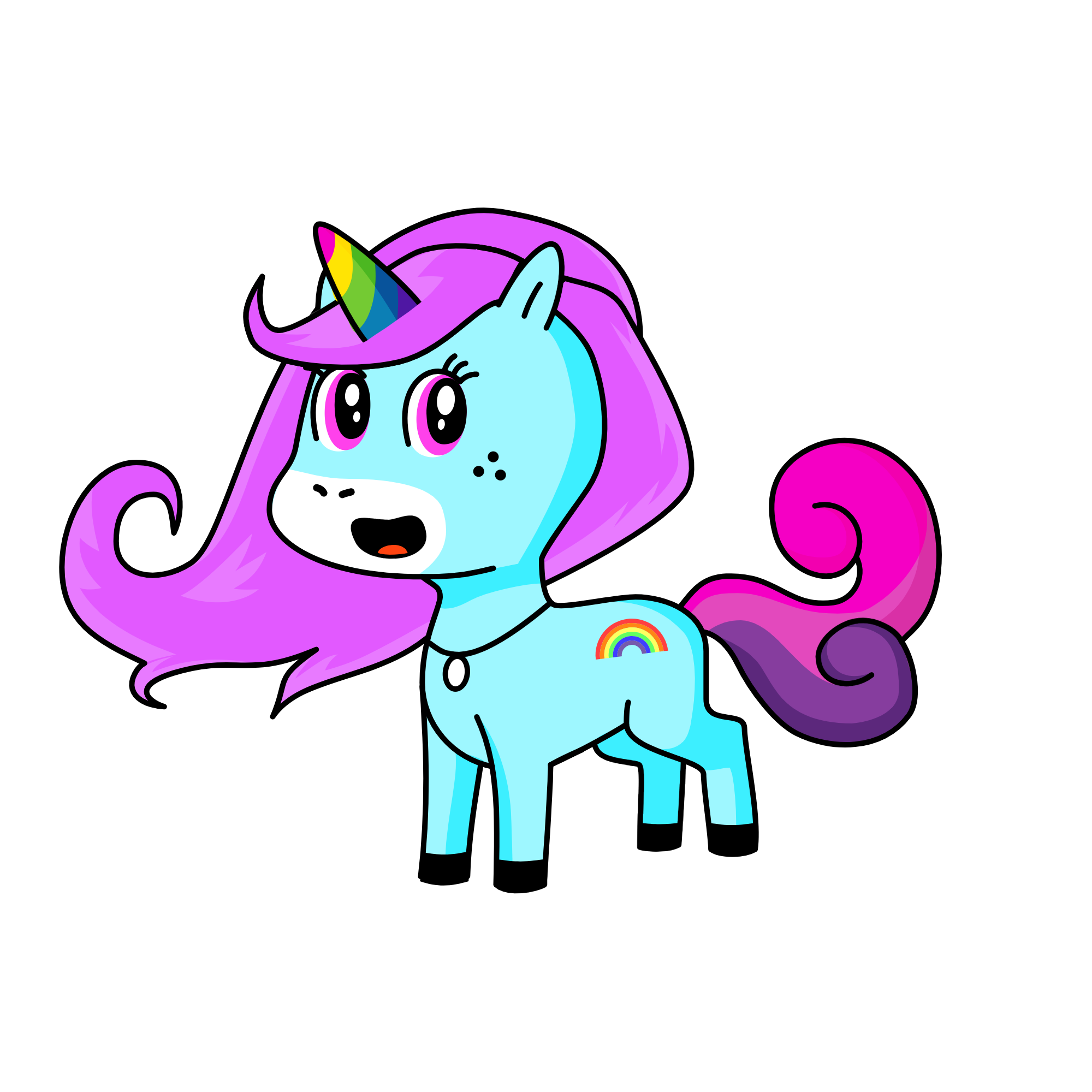 Smile, the unicorn