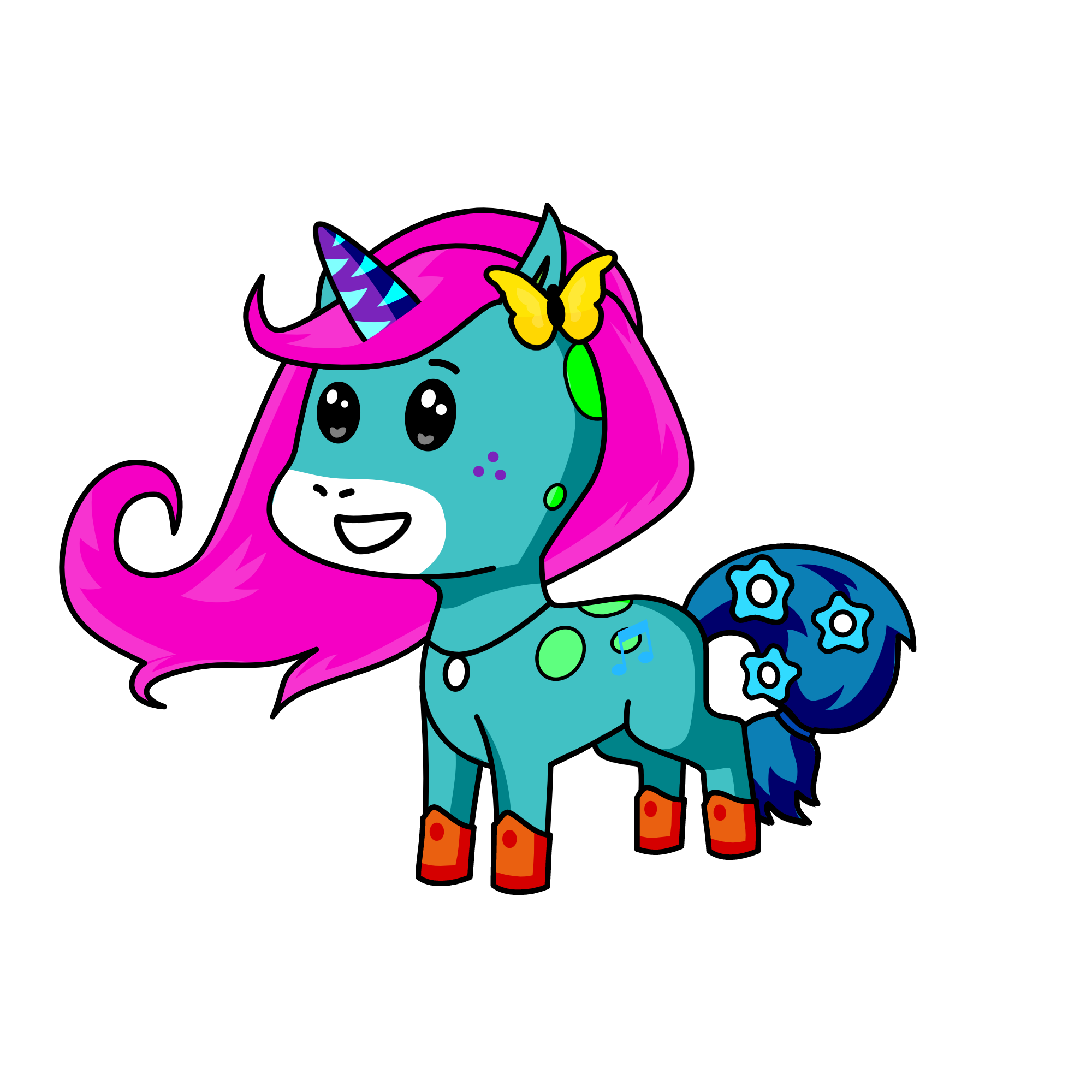 Queen, the unicorn