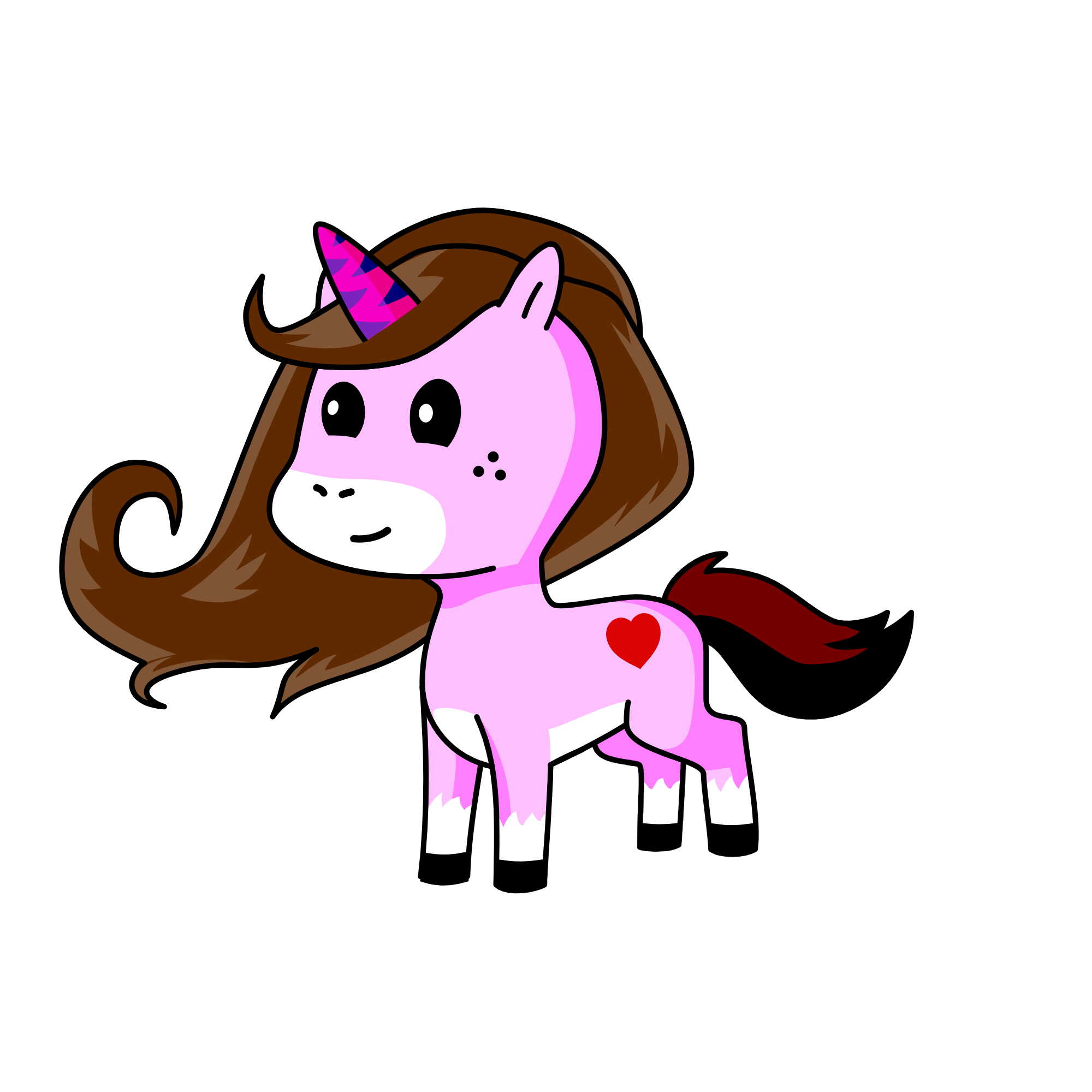 Bianca's unicorn, the unicorn