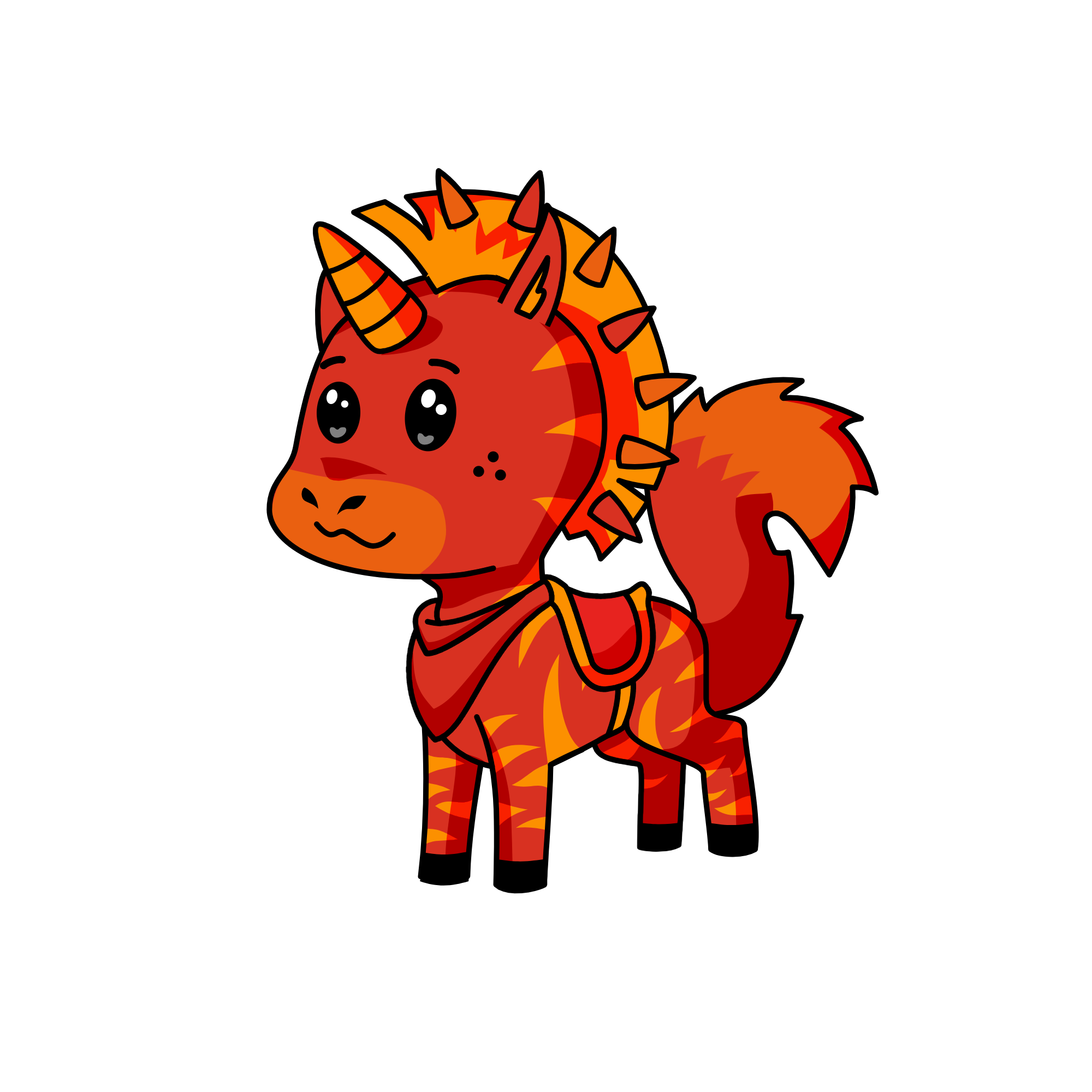Spike, the unicorn