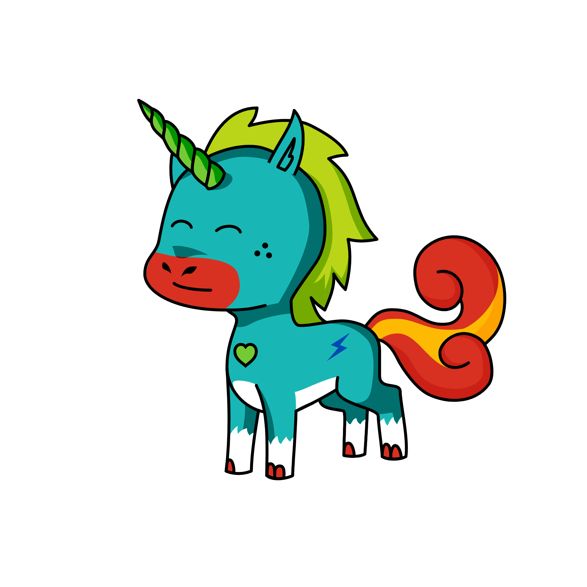 Zap, the unicorn