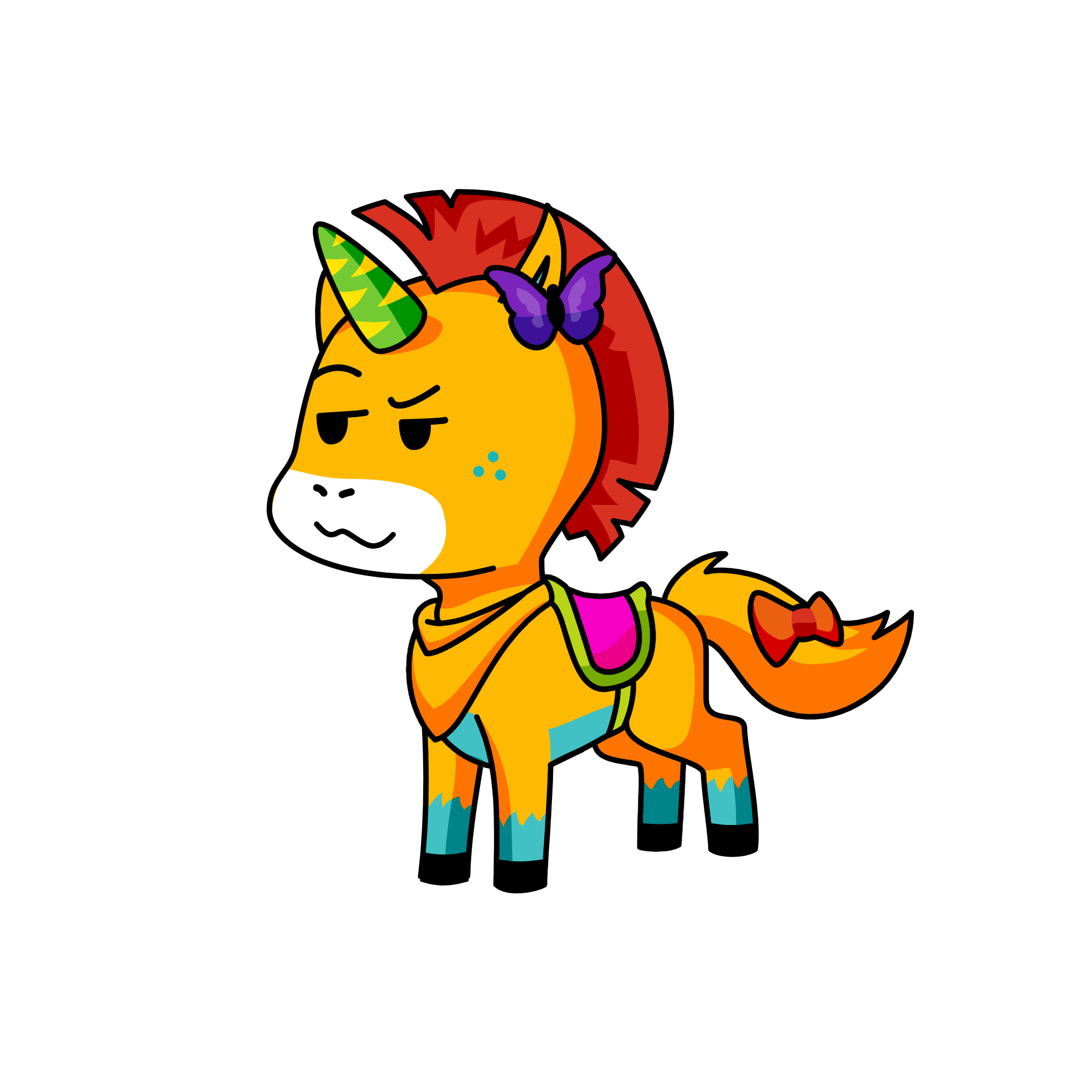 Cat, the unicorn