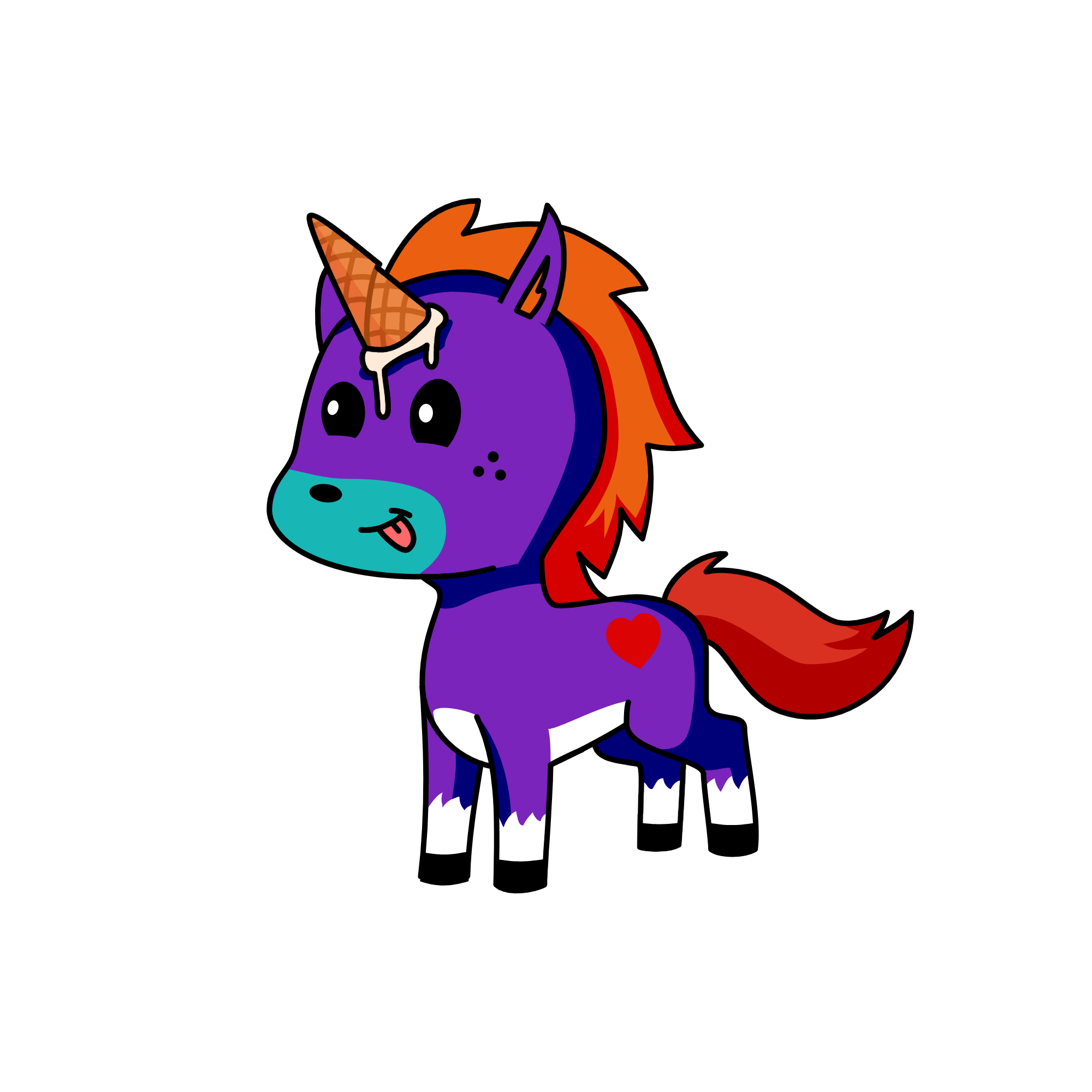 Midenight Marsha , the unicorn