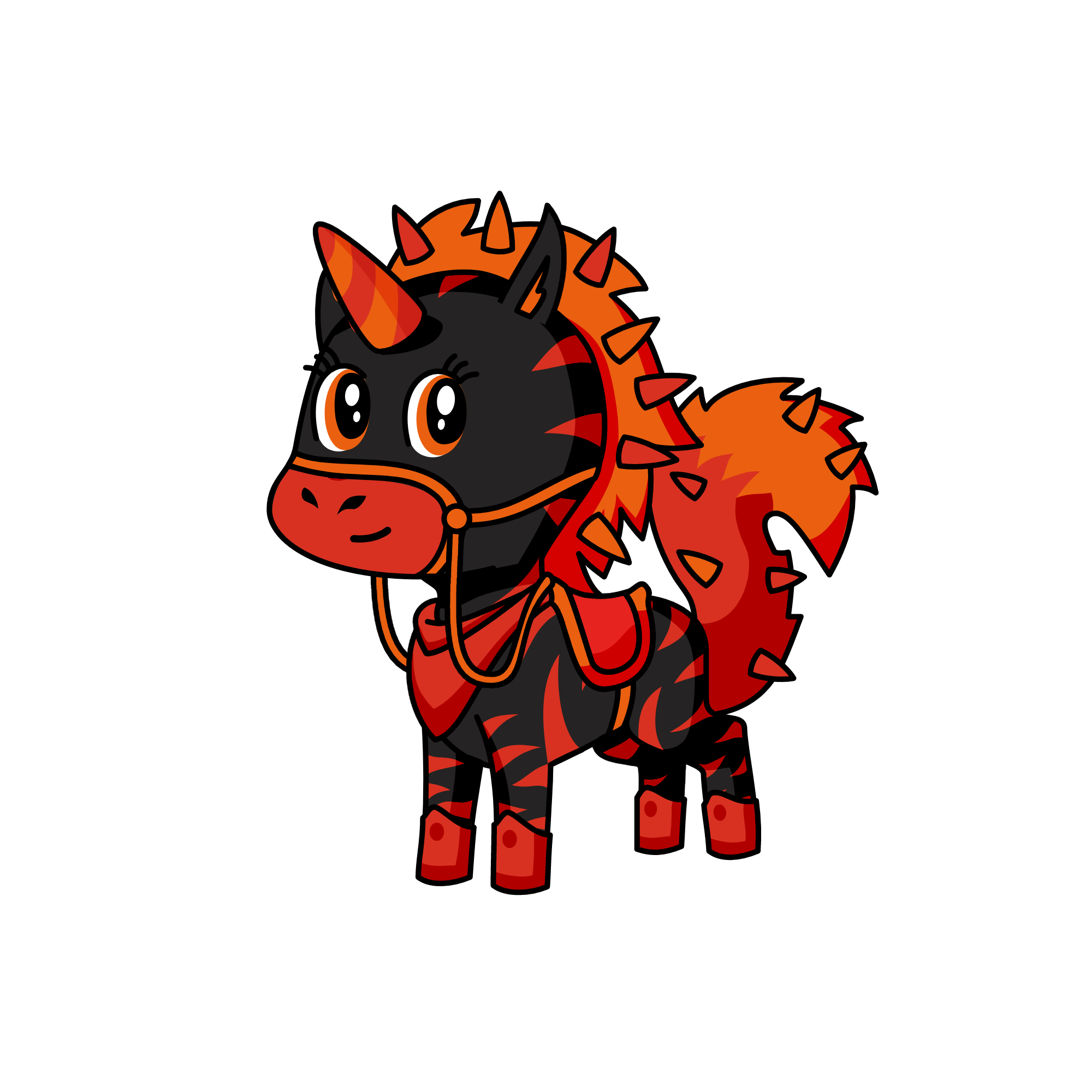 bonnie the black bunny, the unicorn