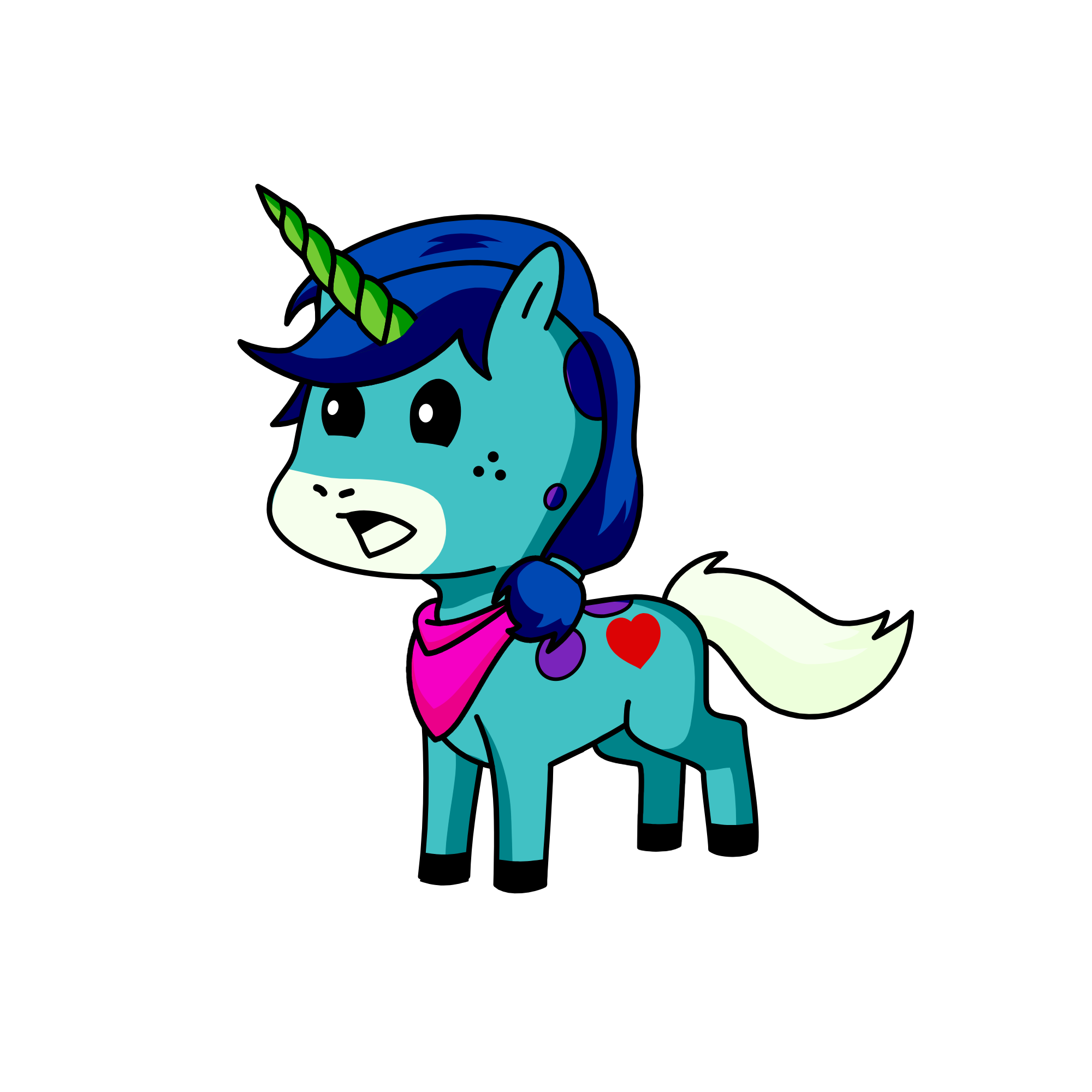 Zamara coco, the unicorn
