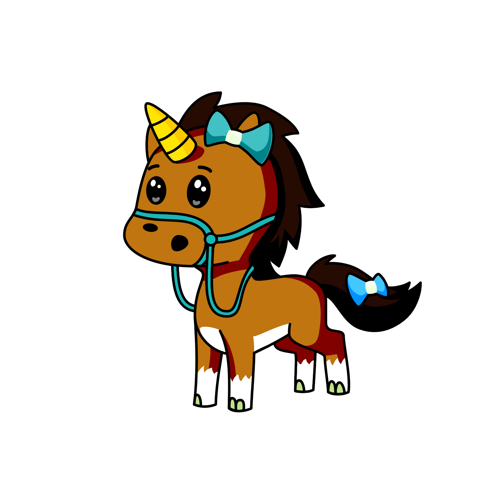 Bow Bow, the unicorn