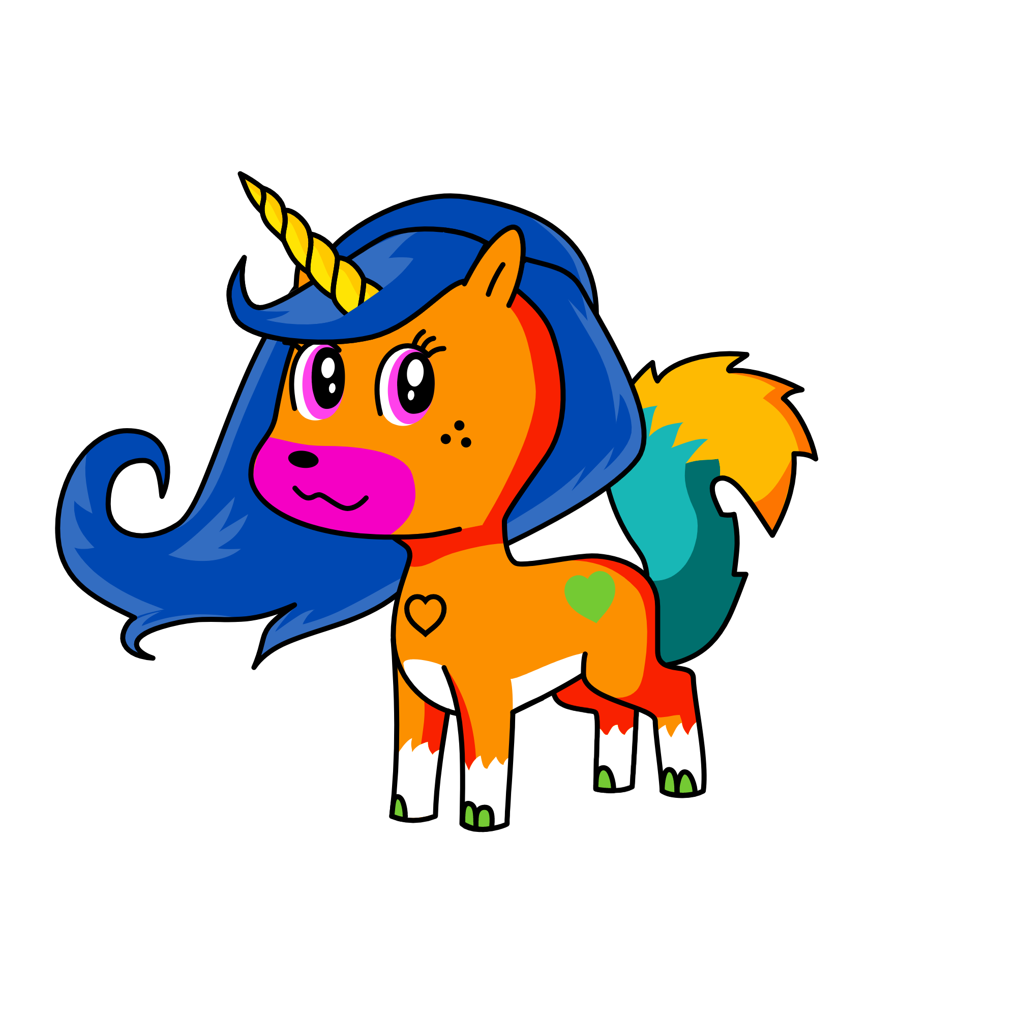 Calico Cat, the unicorn