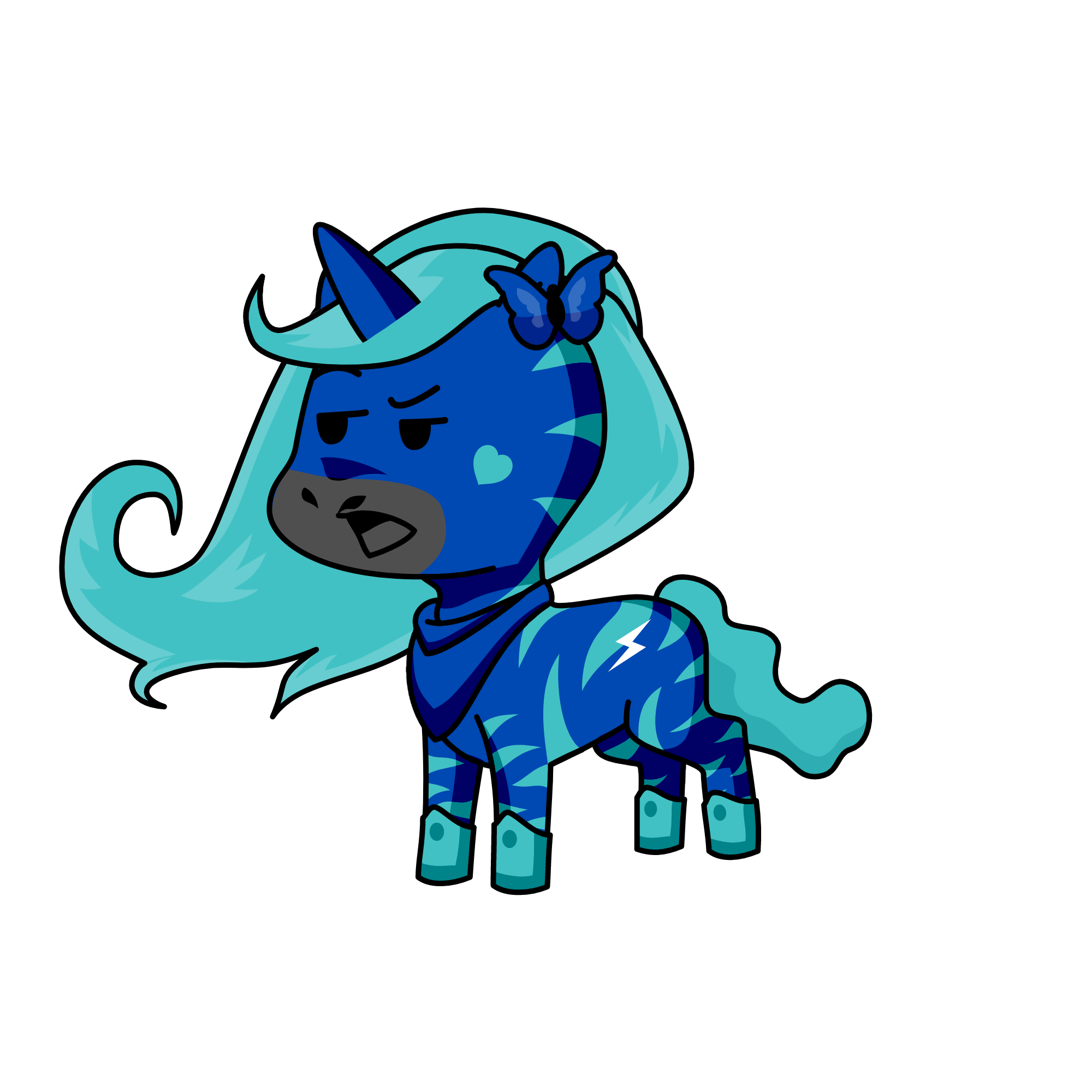 Midnight Spoild Sister Is Sunny Hated, the unicorn