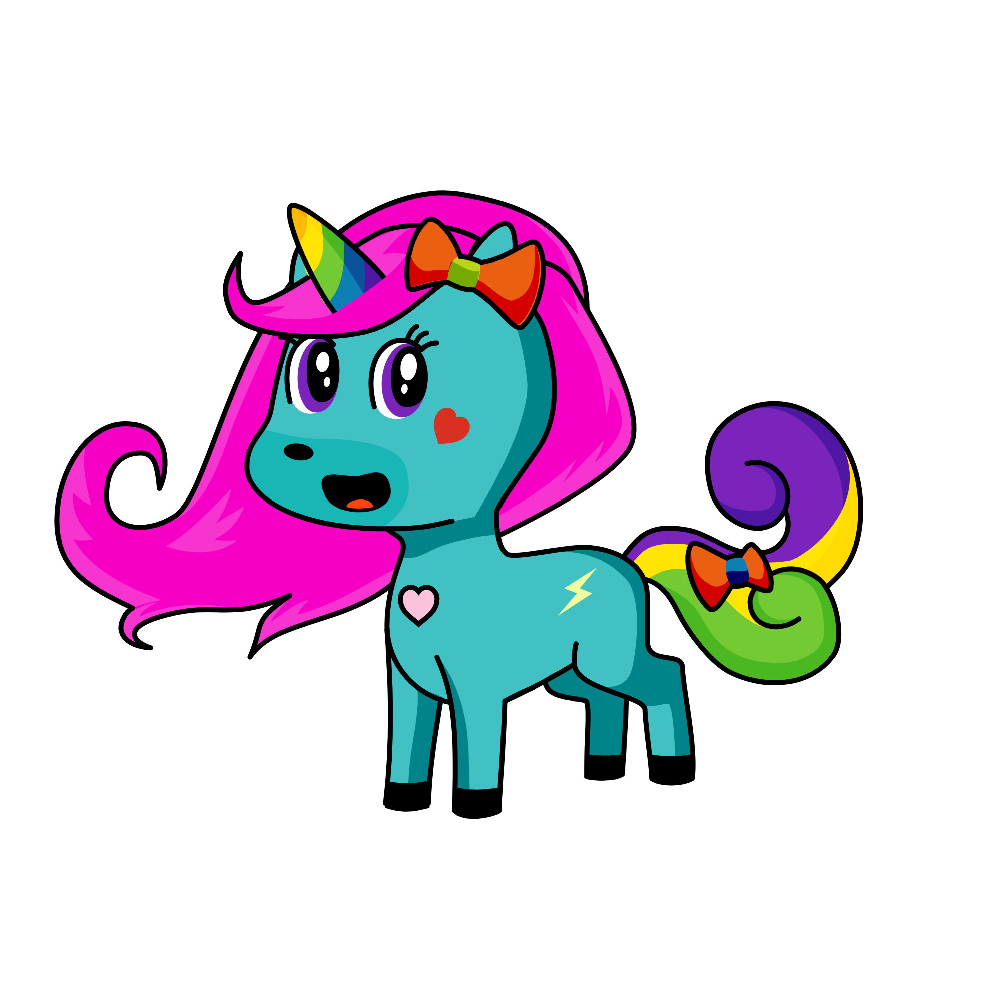 rainboos poops, the unicorn