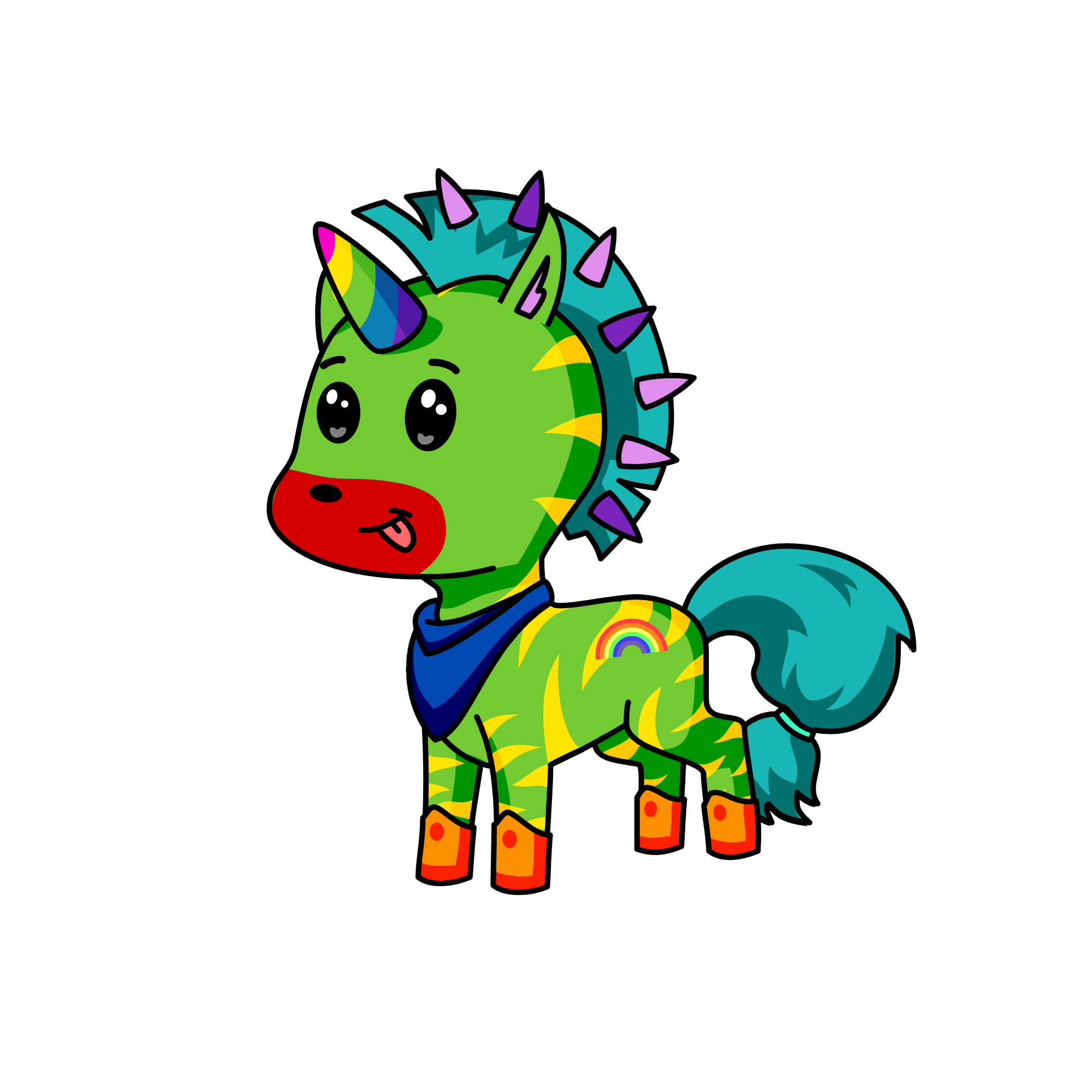 Cake, the unicorn