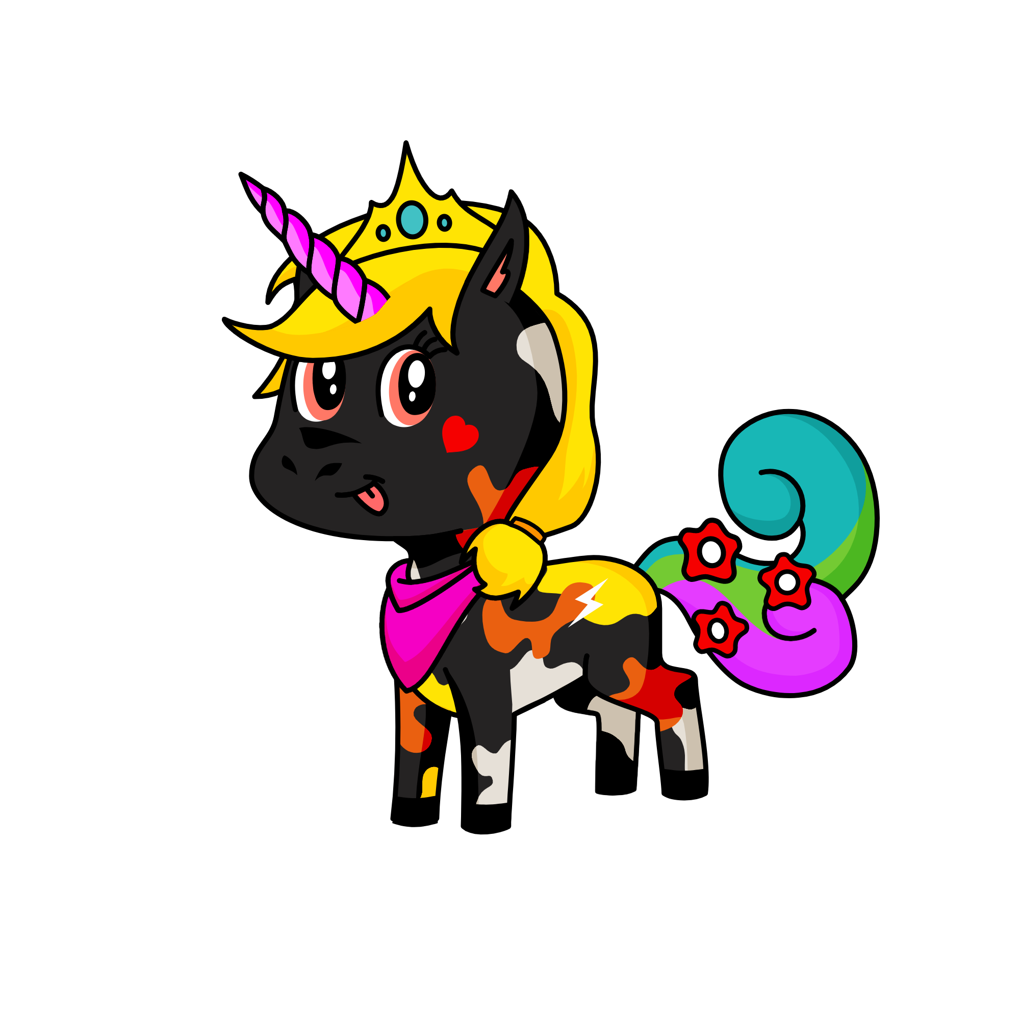 Sunshine, the unicorn
