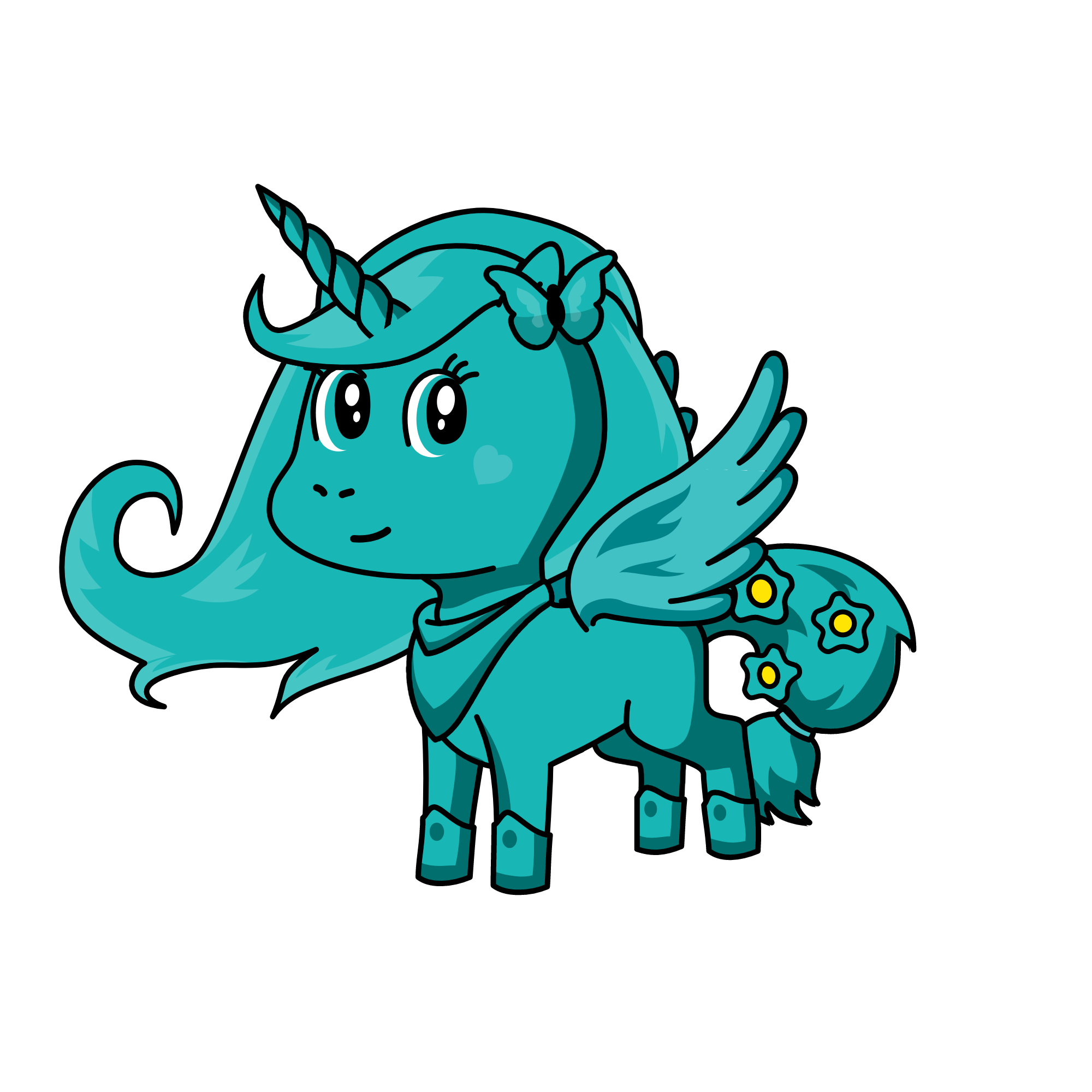 Heather Snowflake, the unicorn