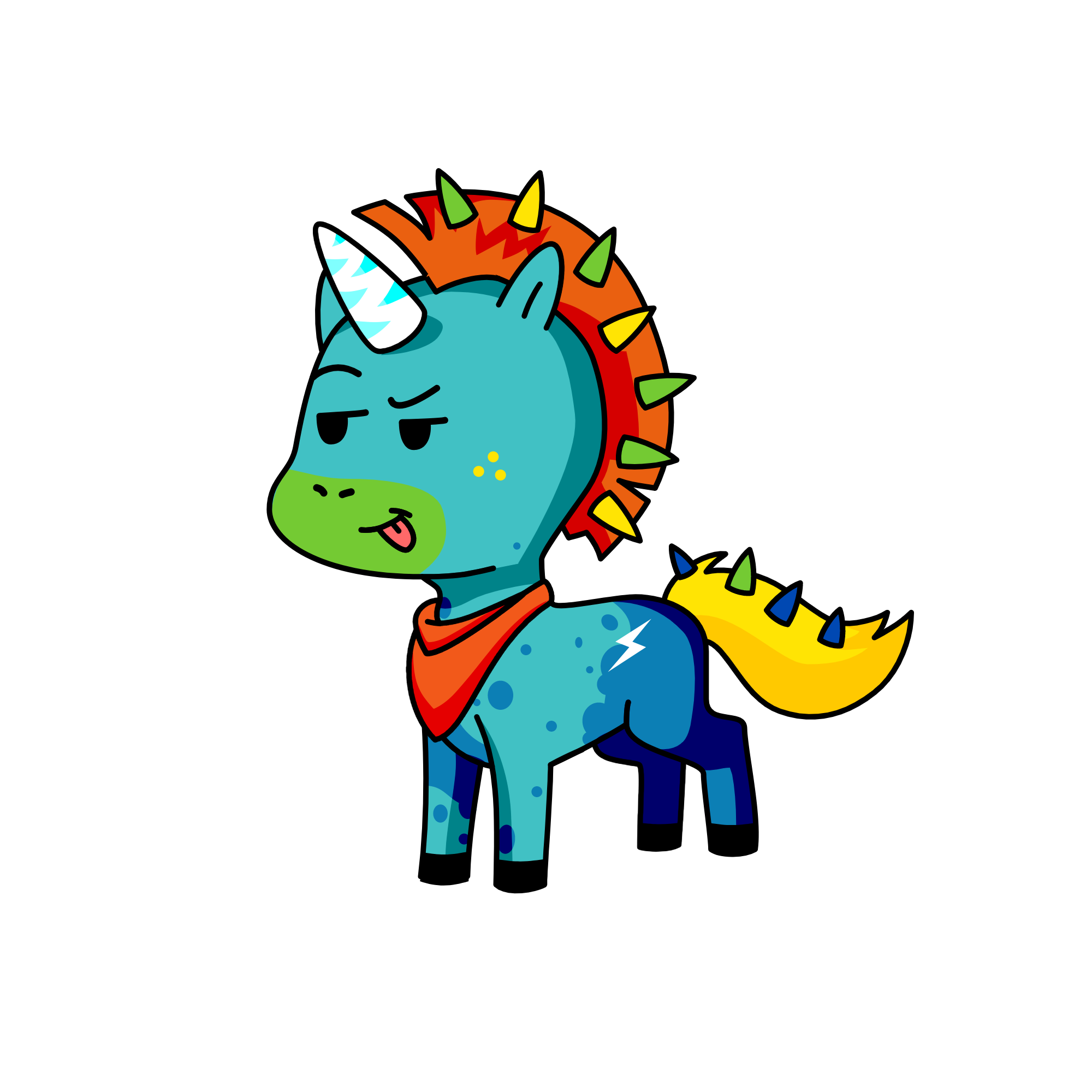 Luca's Unicorn, the unicorn