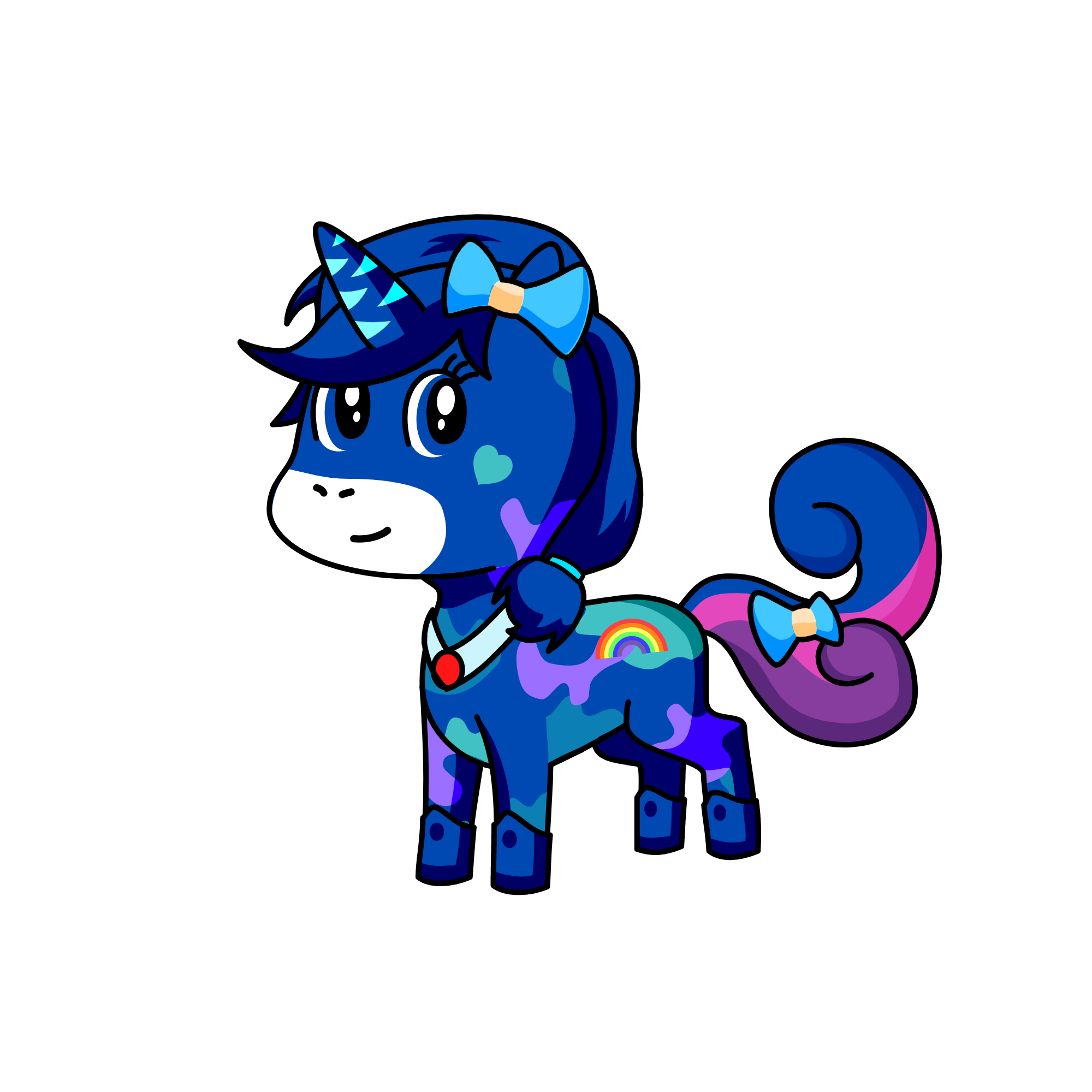 night fall, the unicorn