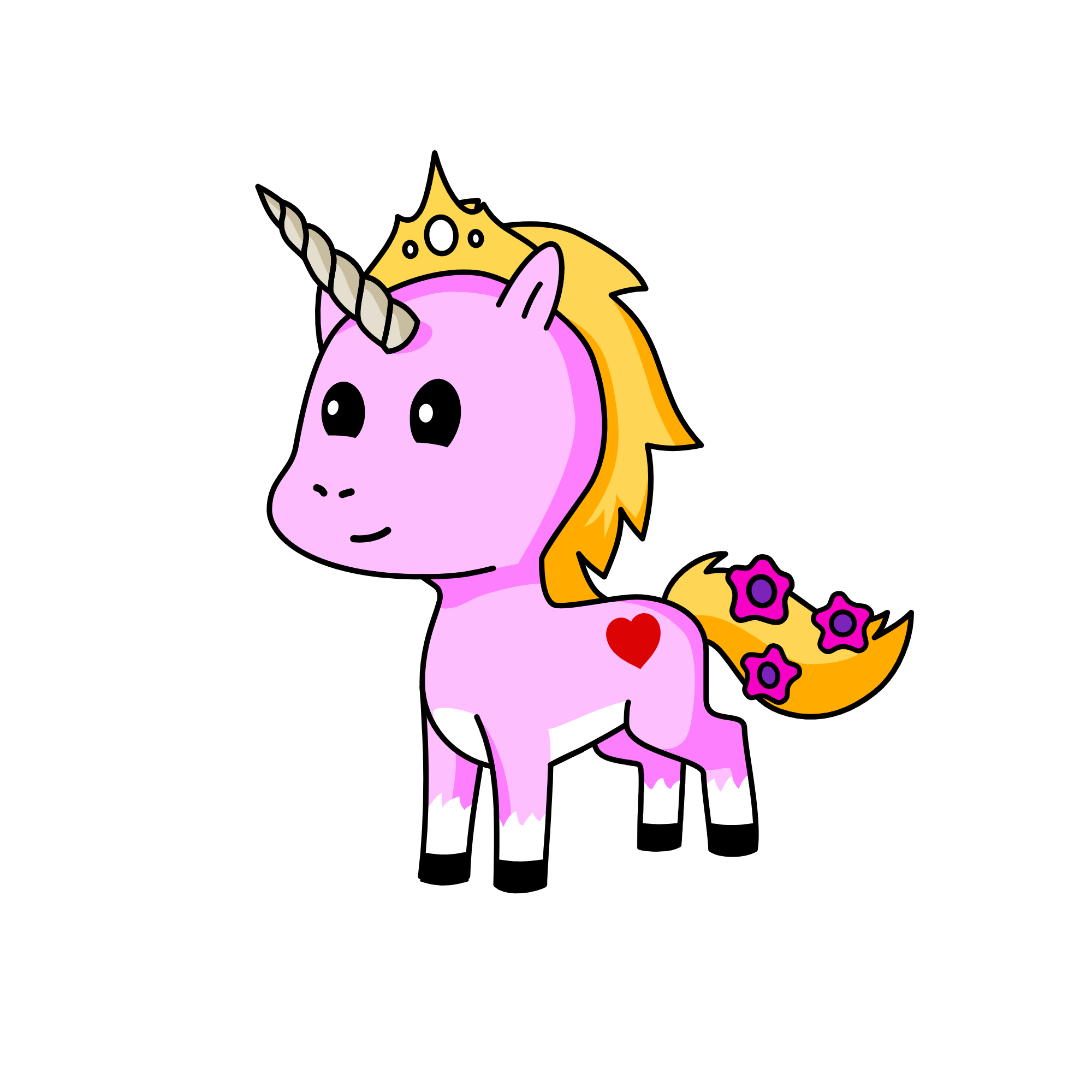 Poo poo, the unicorn