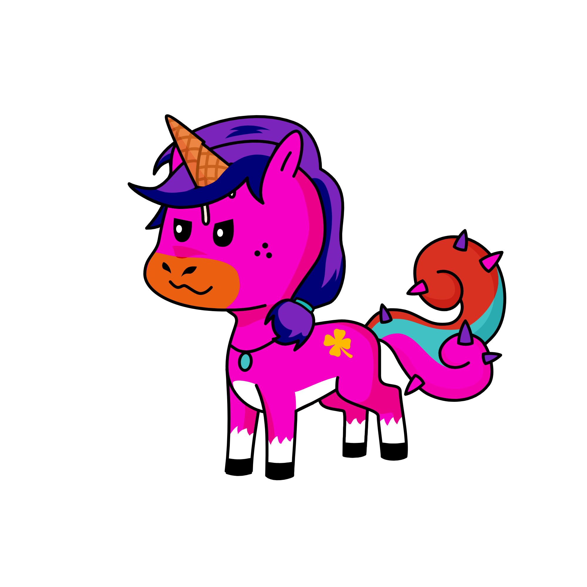 Clumsy, the unicorn