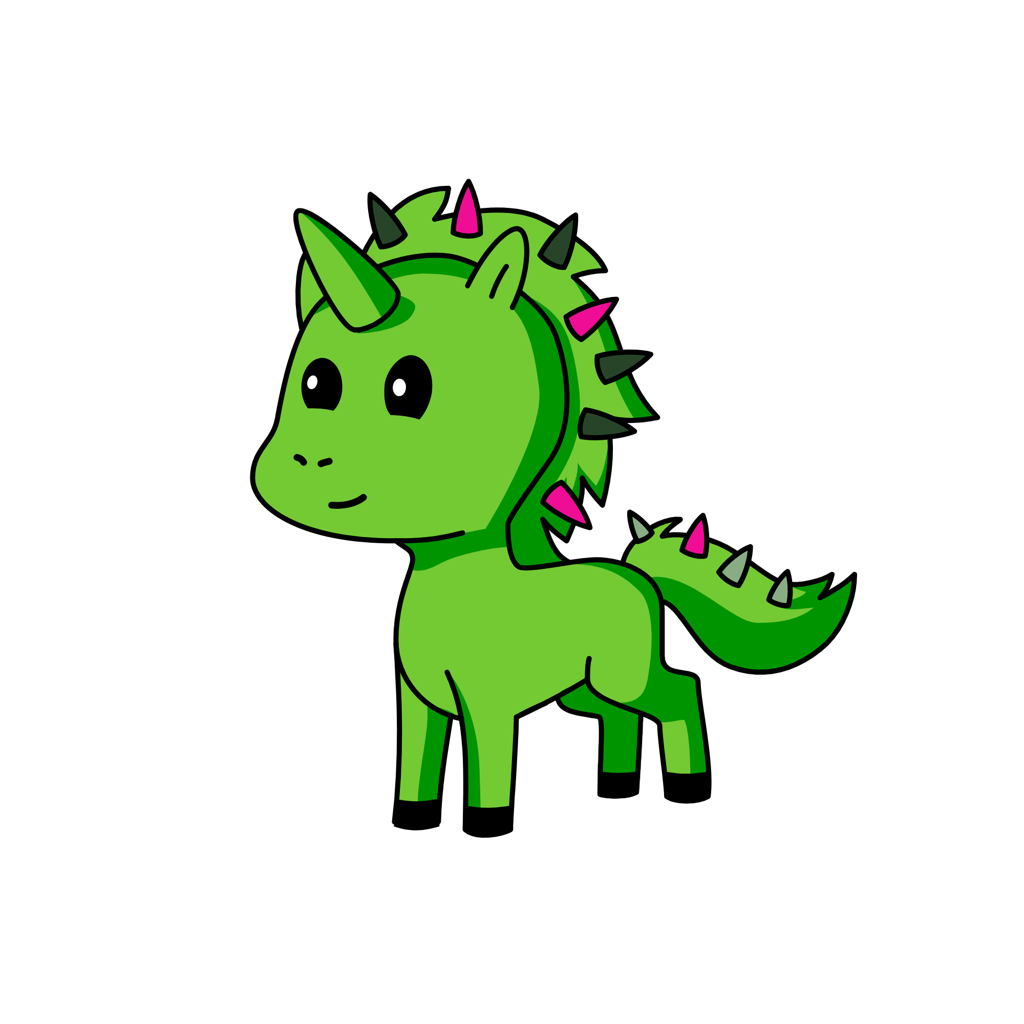 Dino, the unicorn