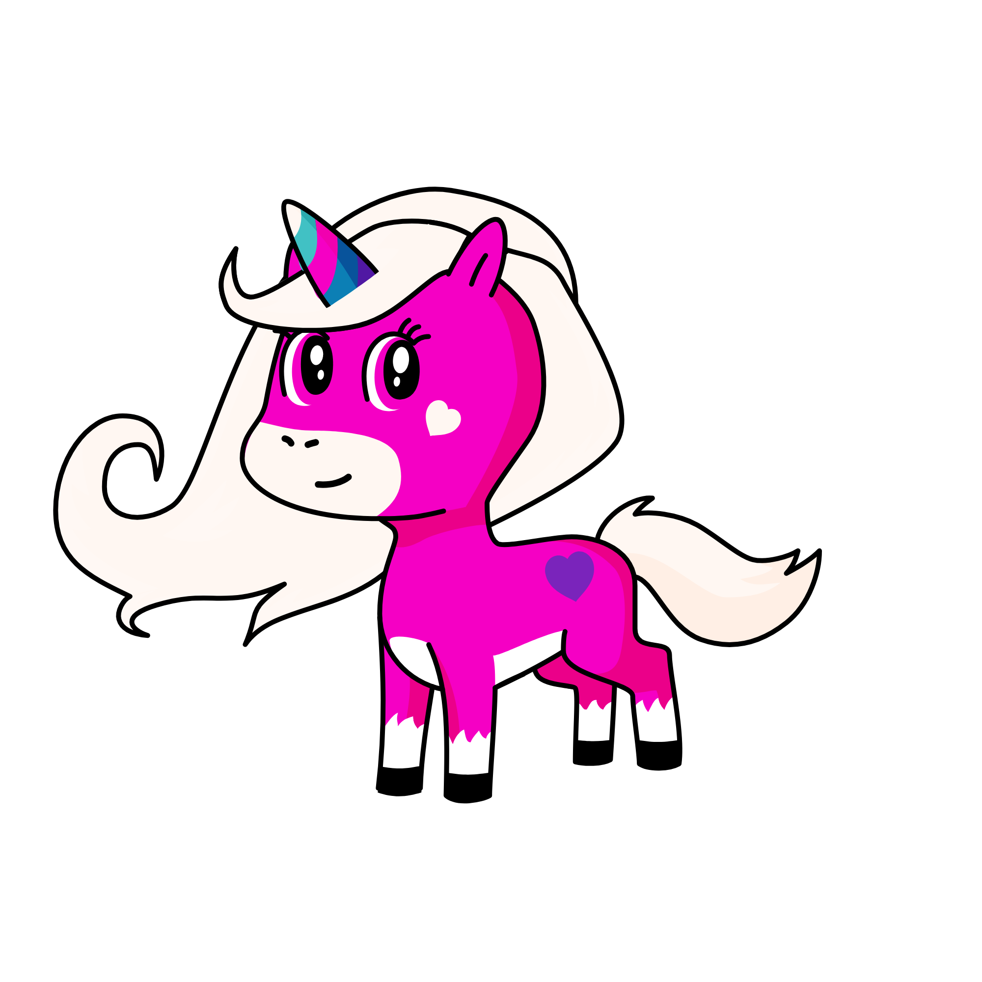 LOVE, the unicorn