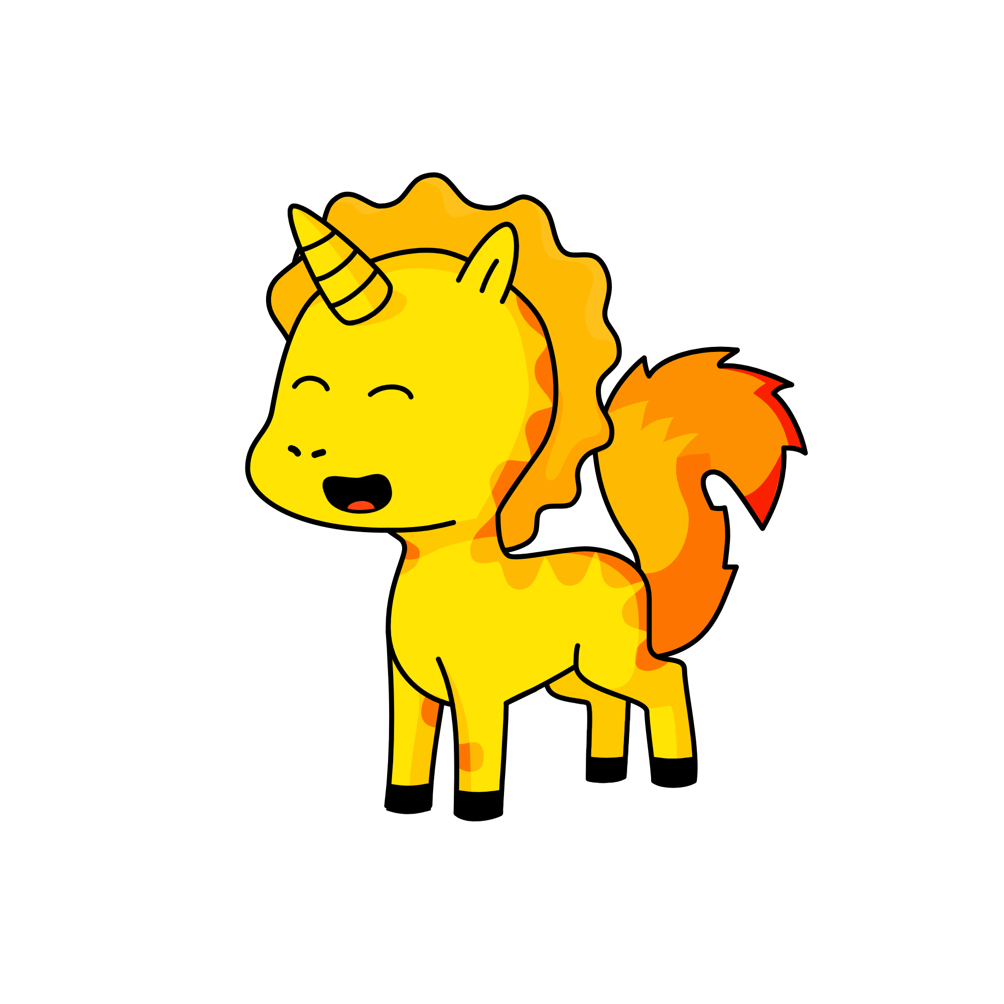 Goldie, the unicorn