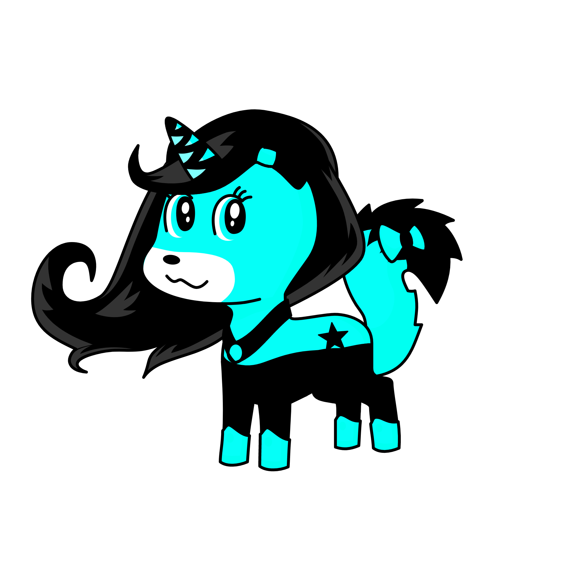dark, the unicorn