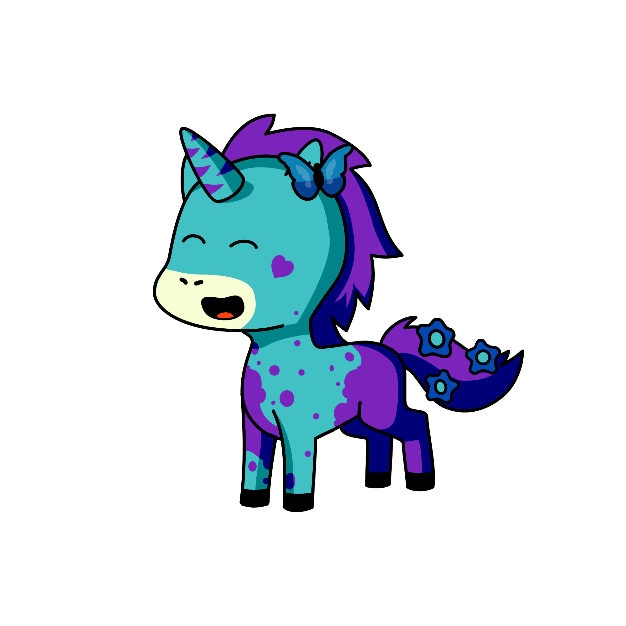 123, the unicorn