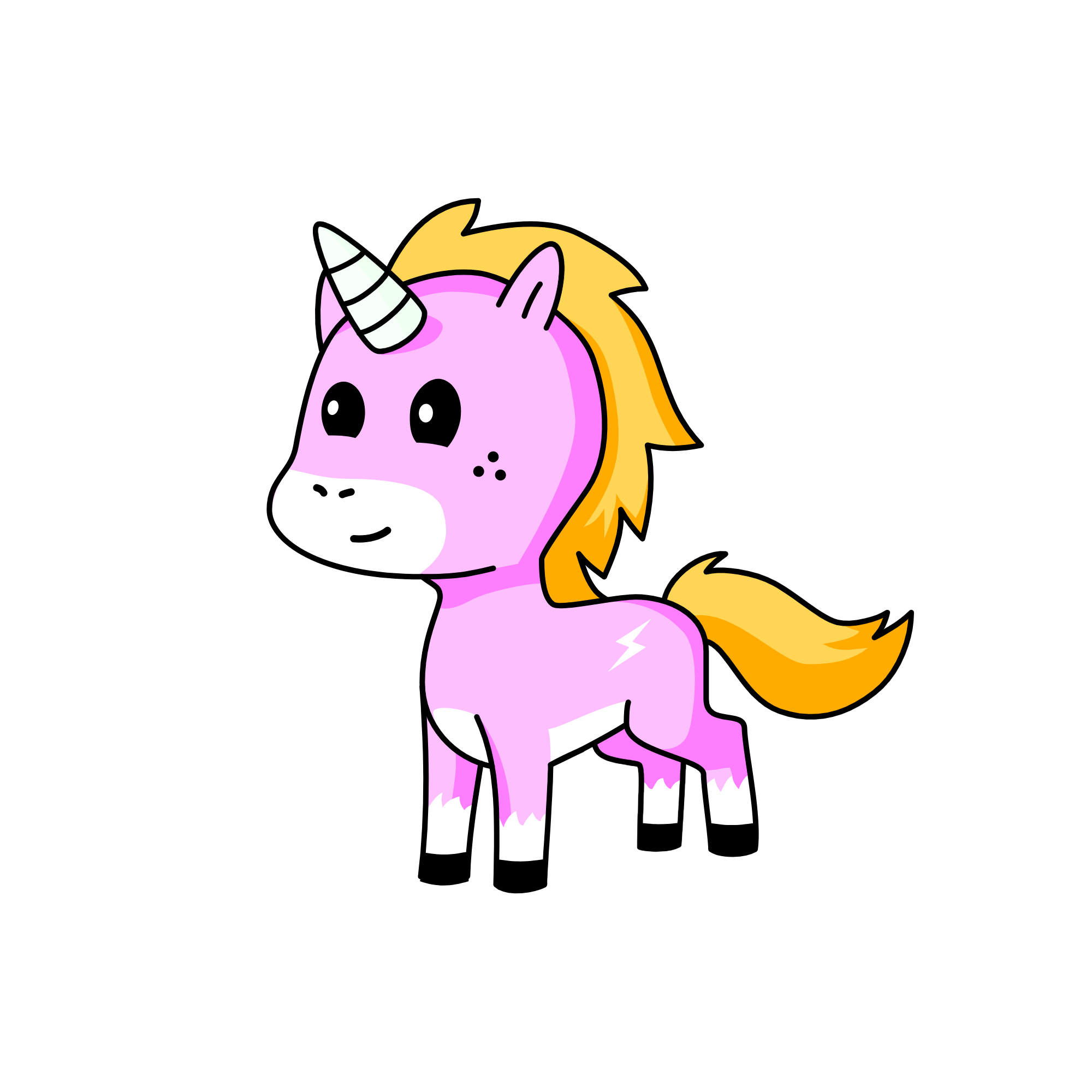 lightning, the unicorn