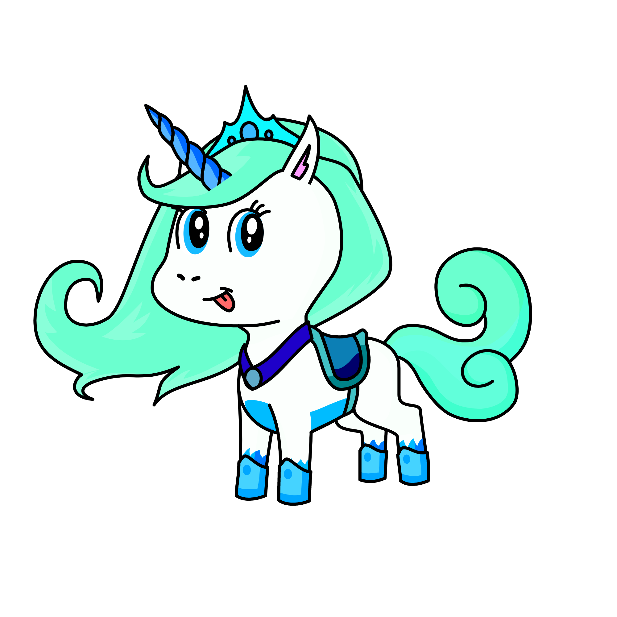 PRINSES SNOW, the unicorn
