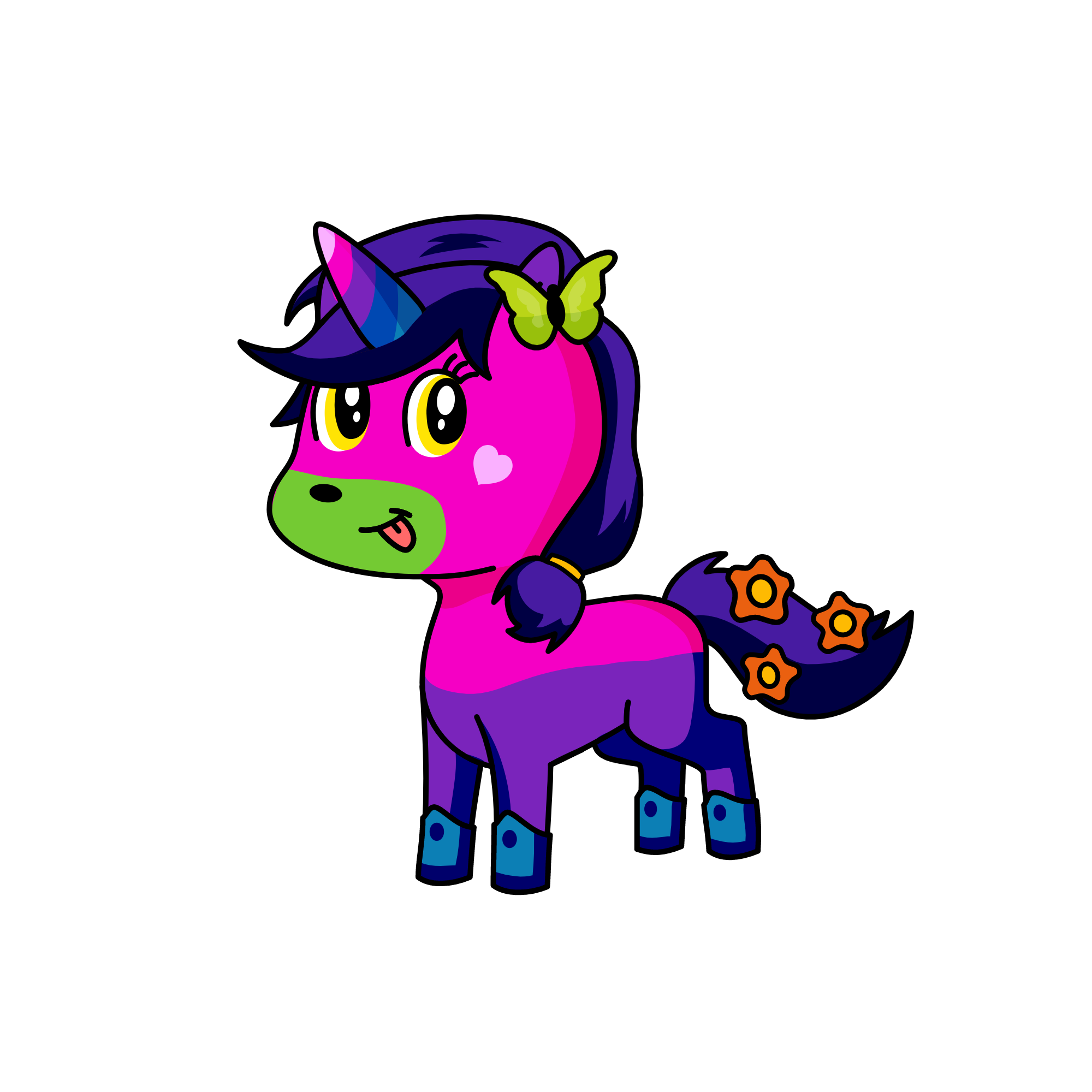 Lollipop, the unicorn