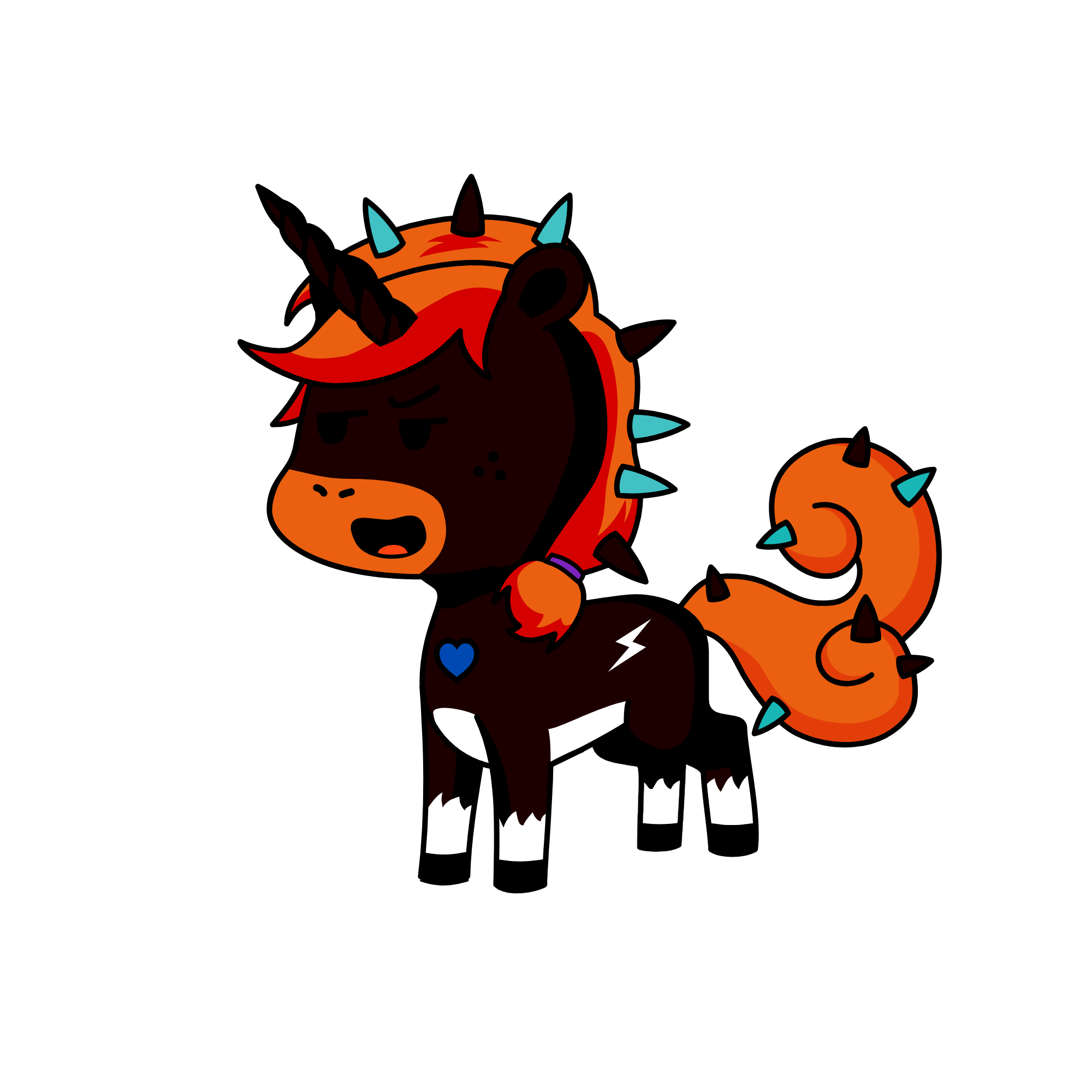 Horn BUCK, the unicorn