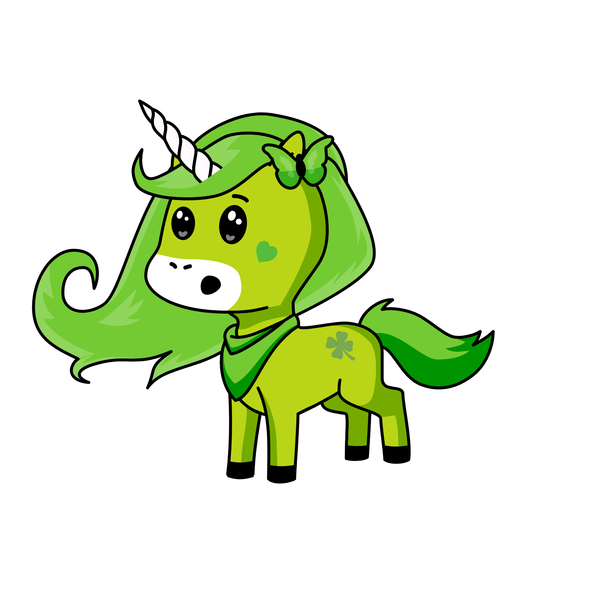 Clover, the unicorn