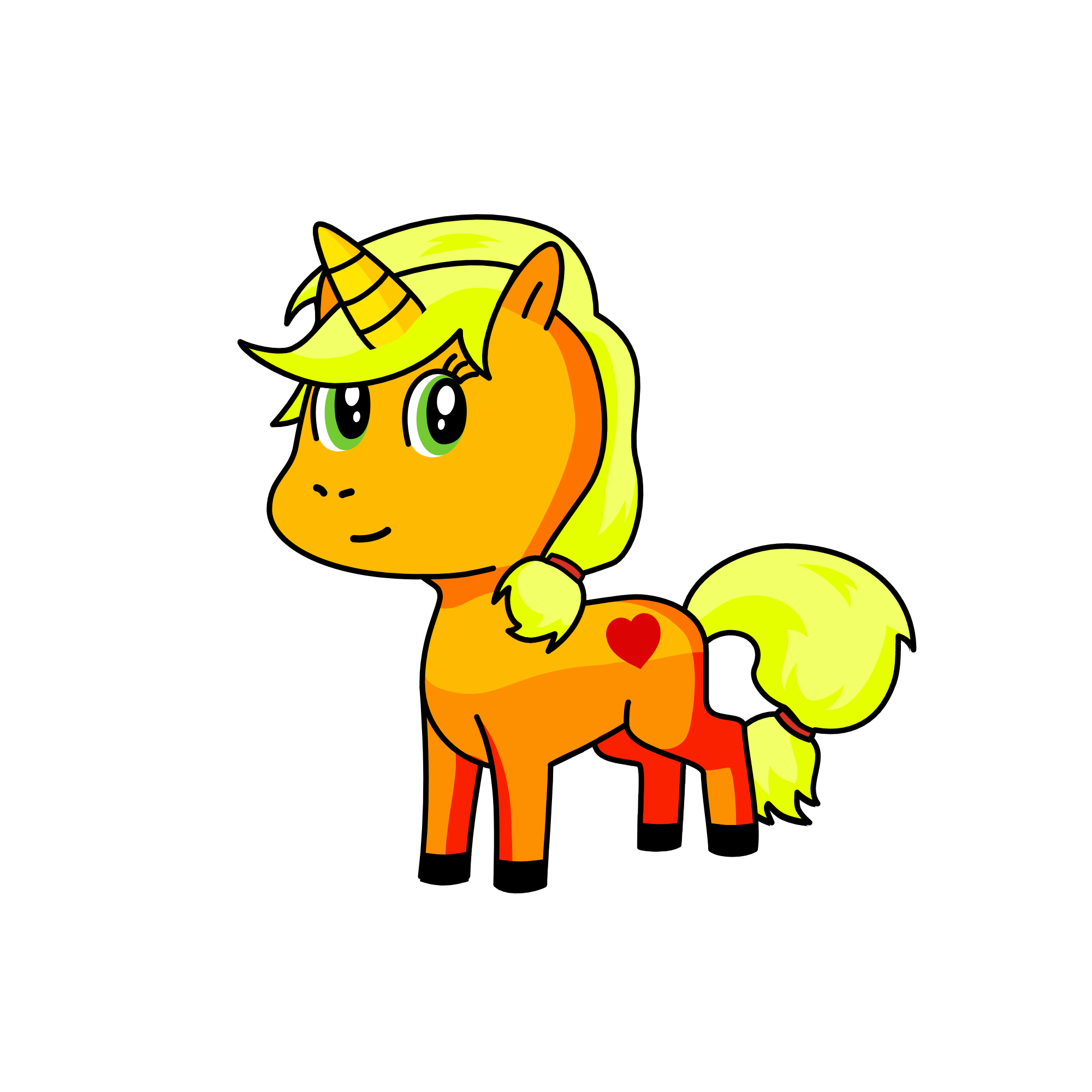 Applejack, the unicorn