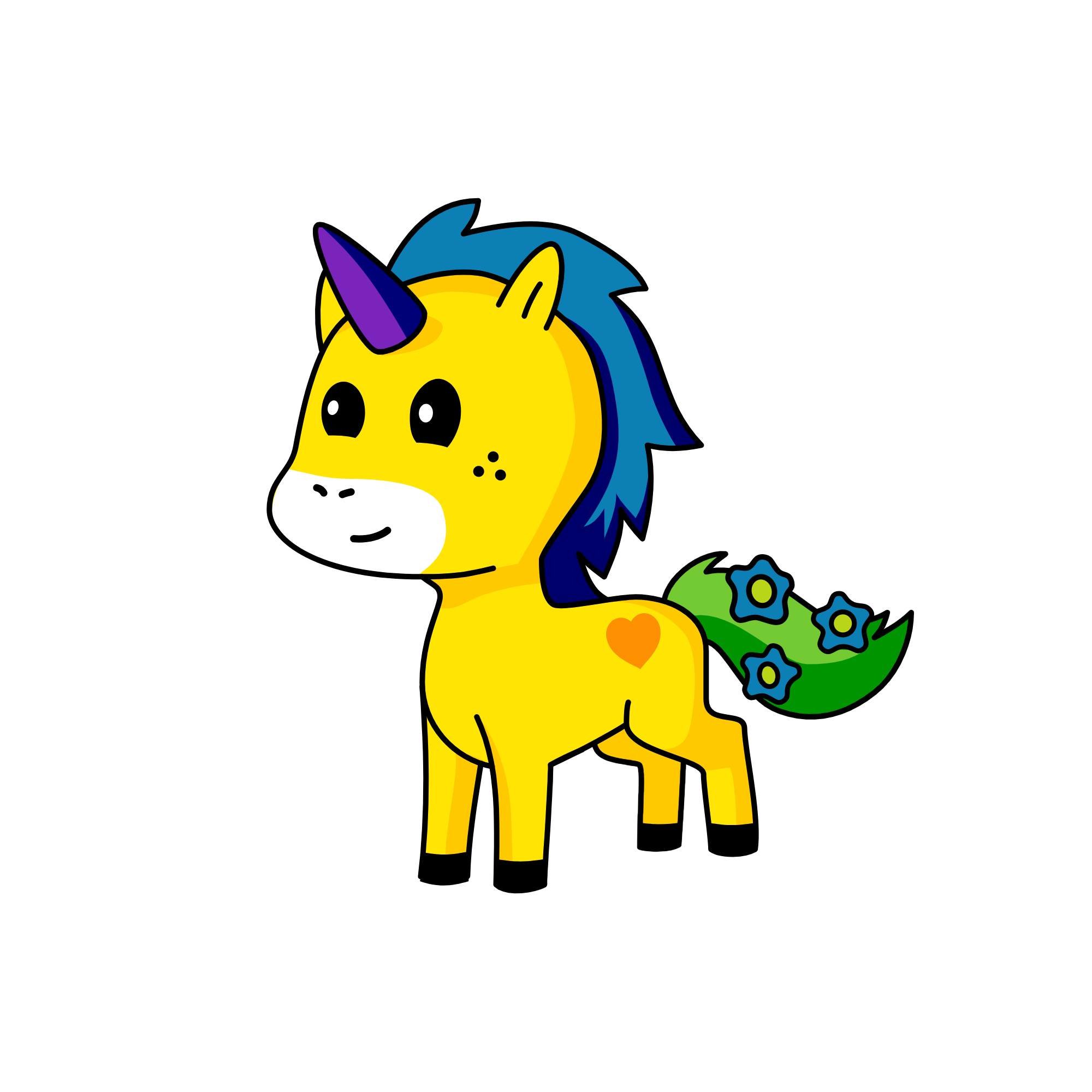                                        😁, the unicorn
