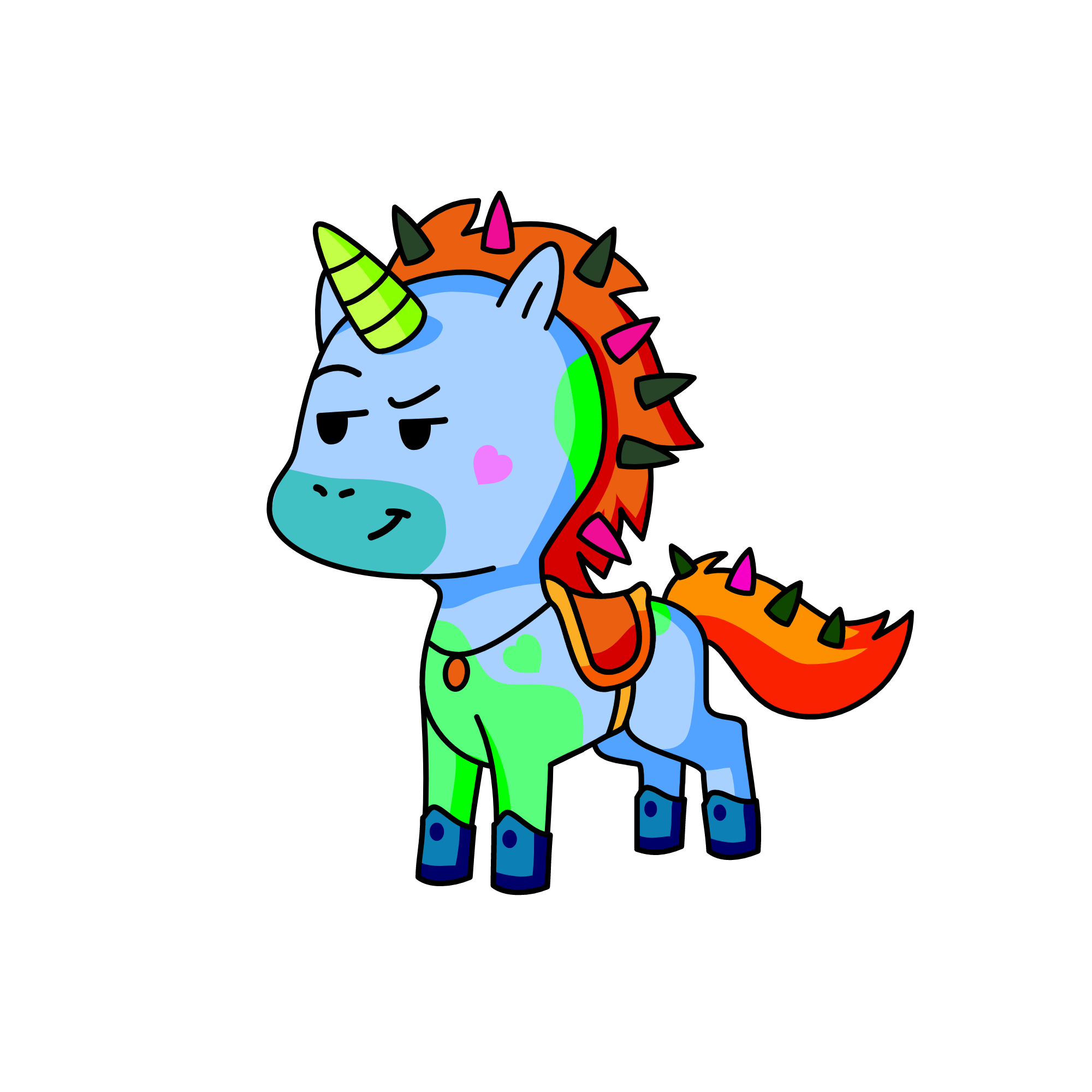 Rebel, the unicorn