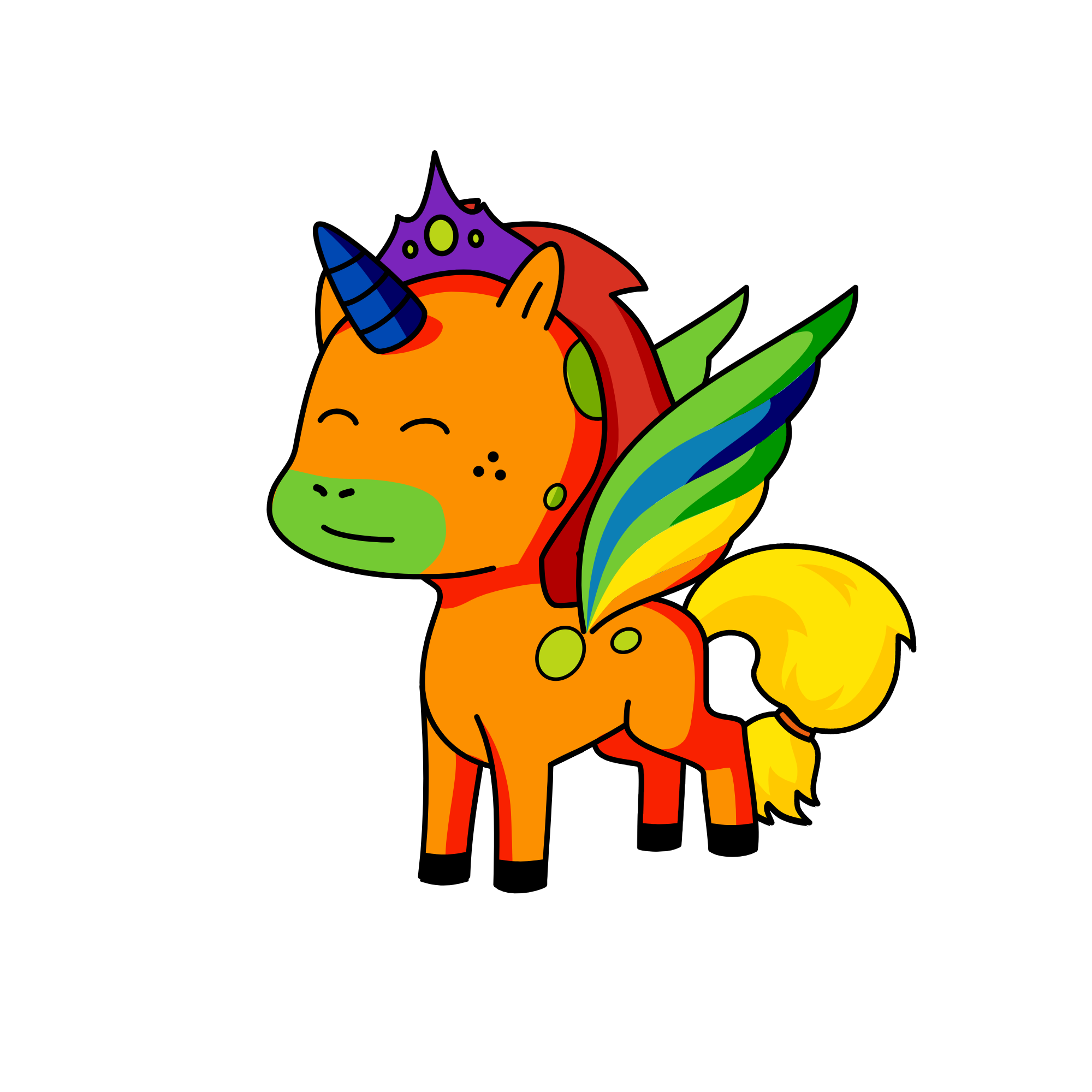 Rad, the unicorn