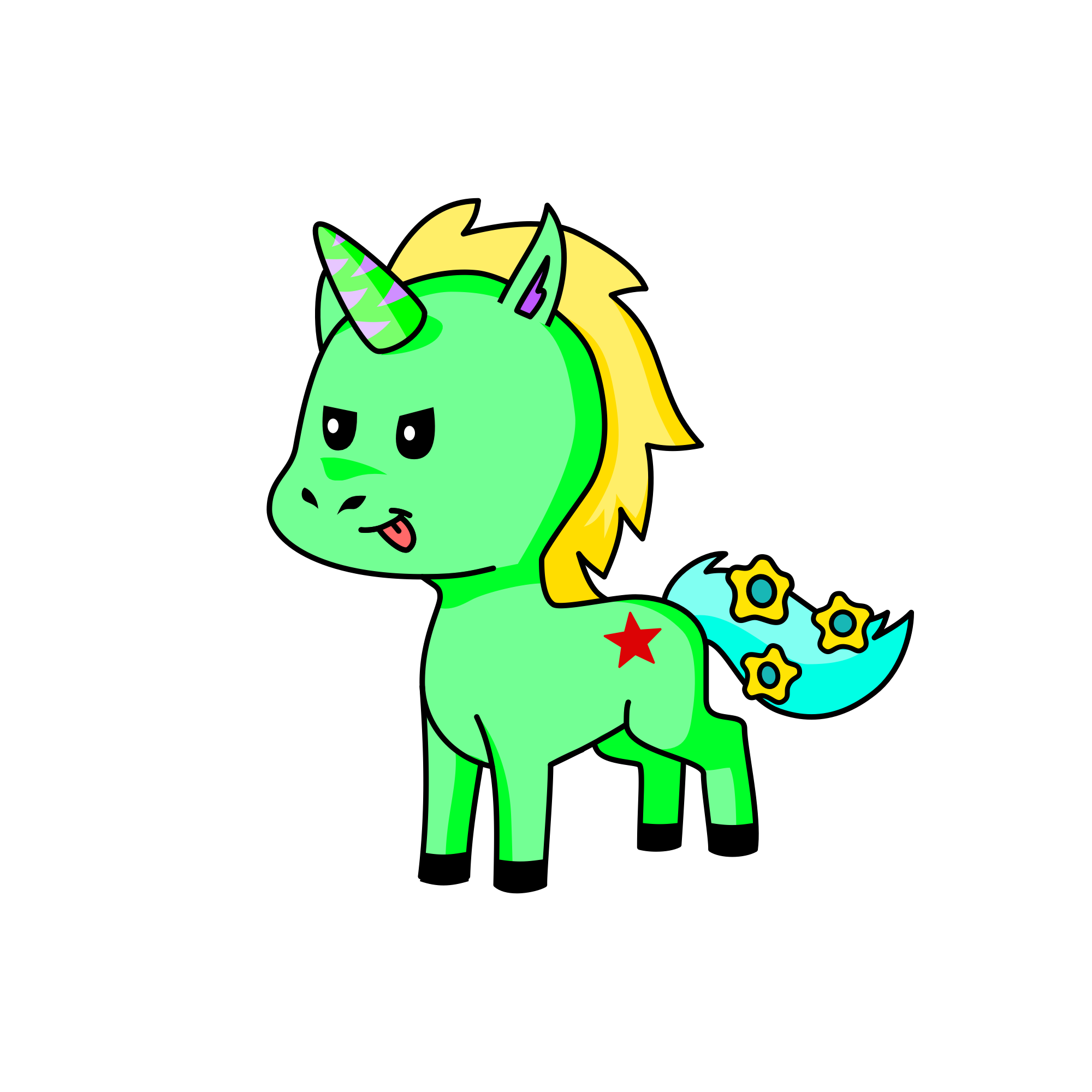 Groppy, the unicorn
