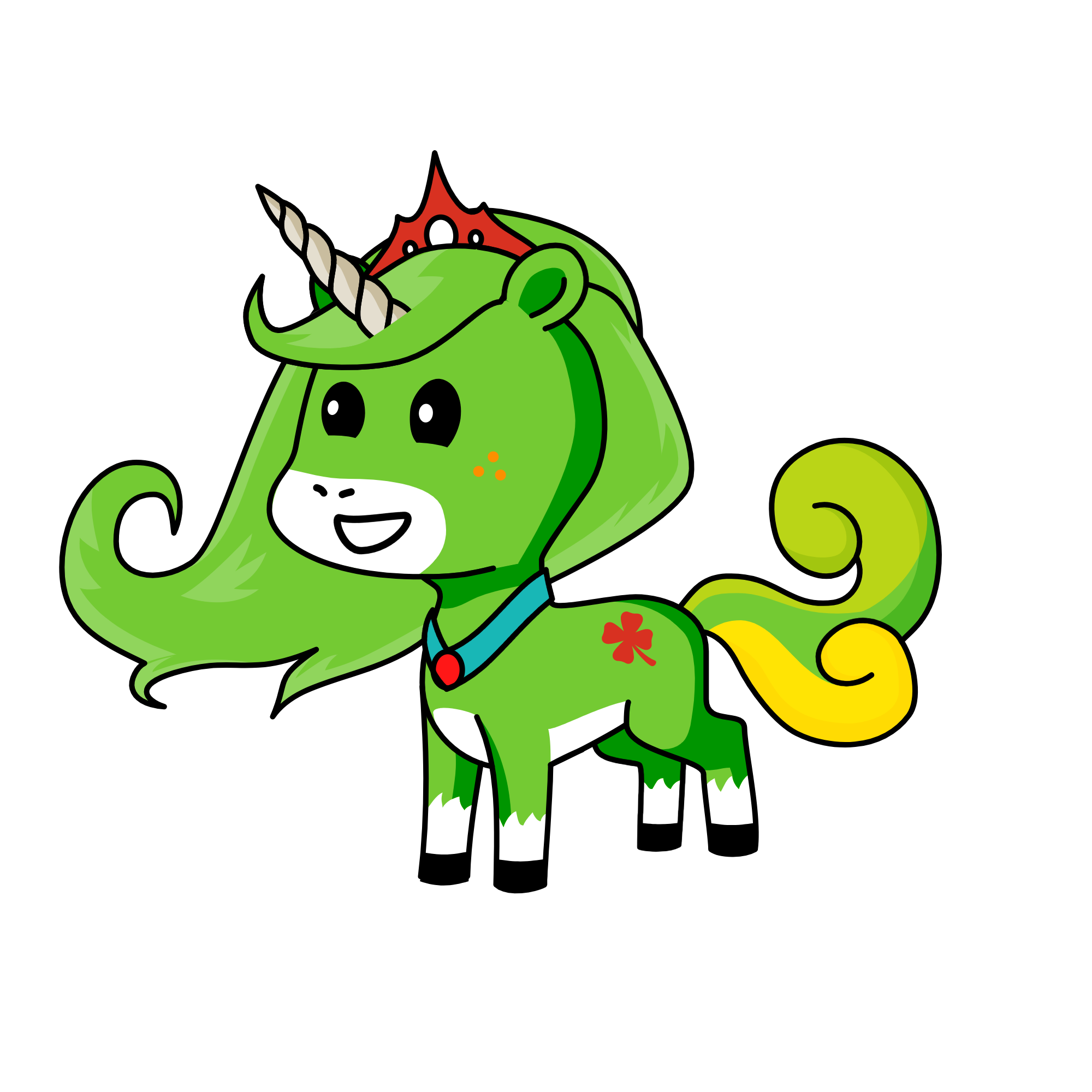 Lucky, the unicorn