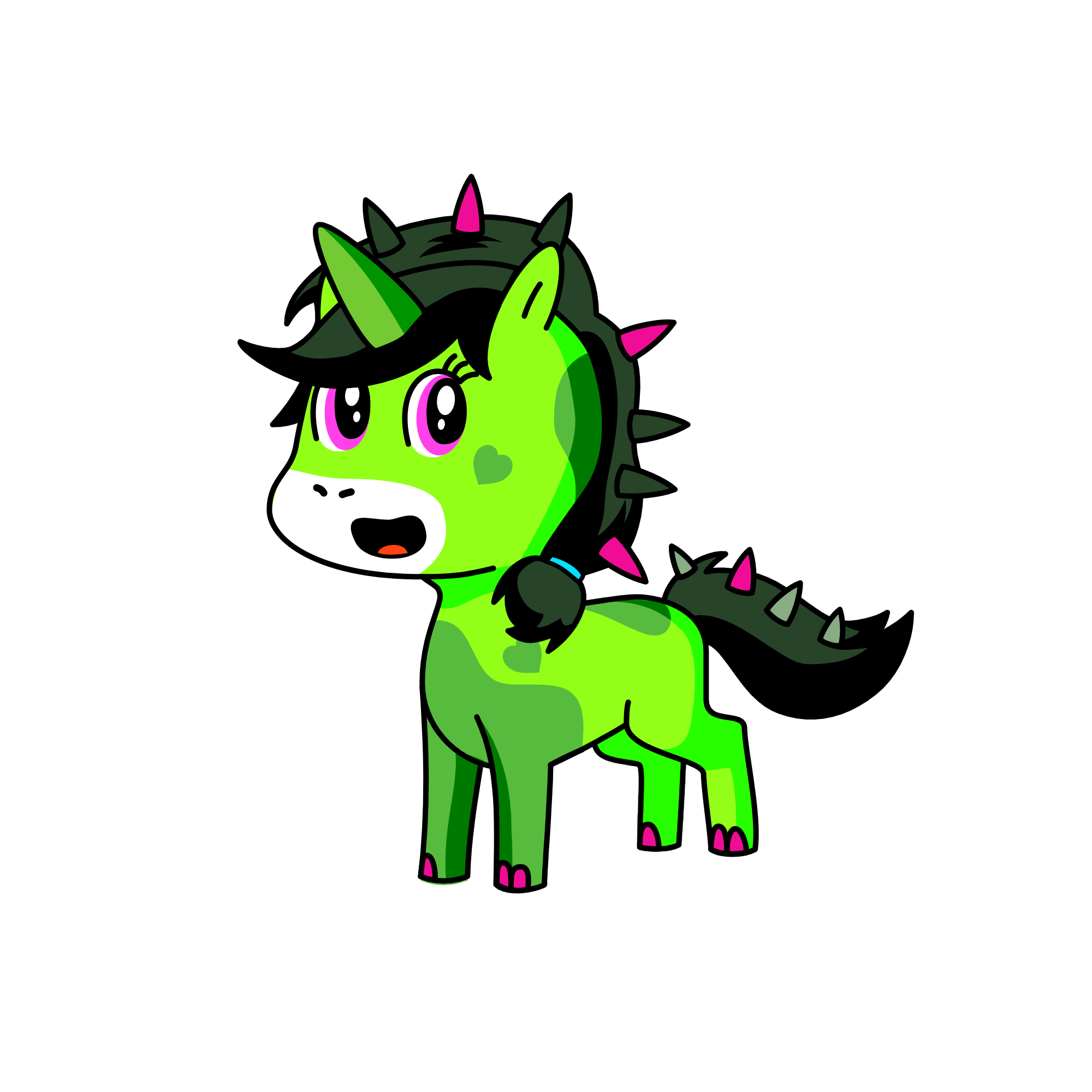 forest fire, the unicorn