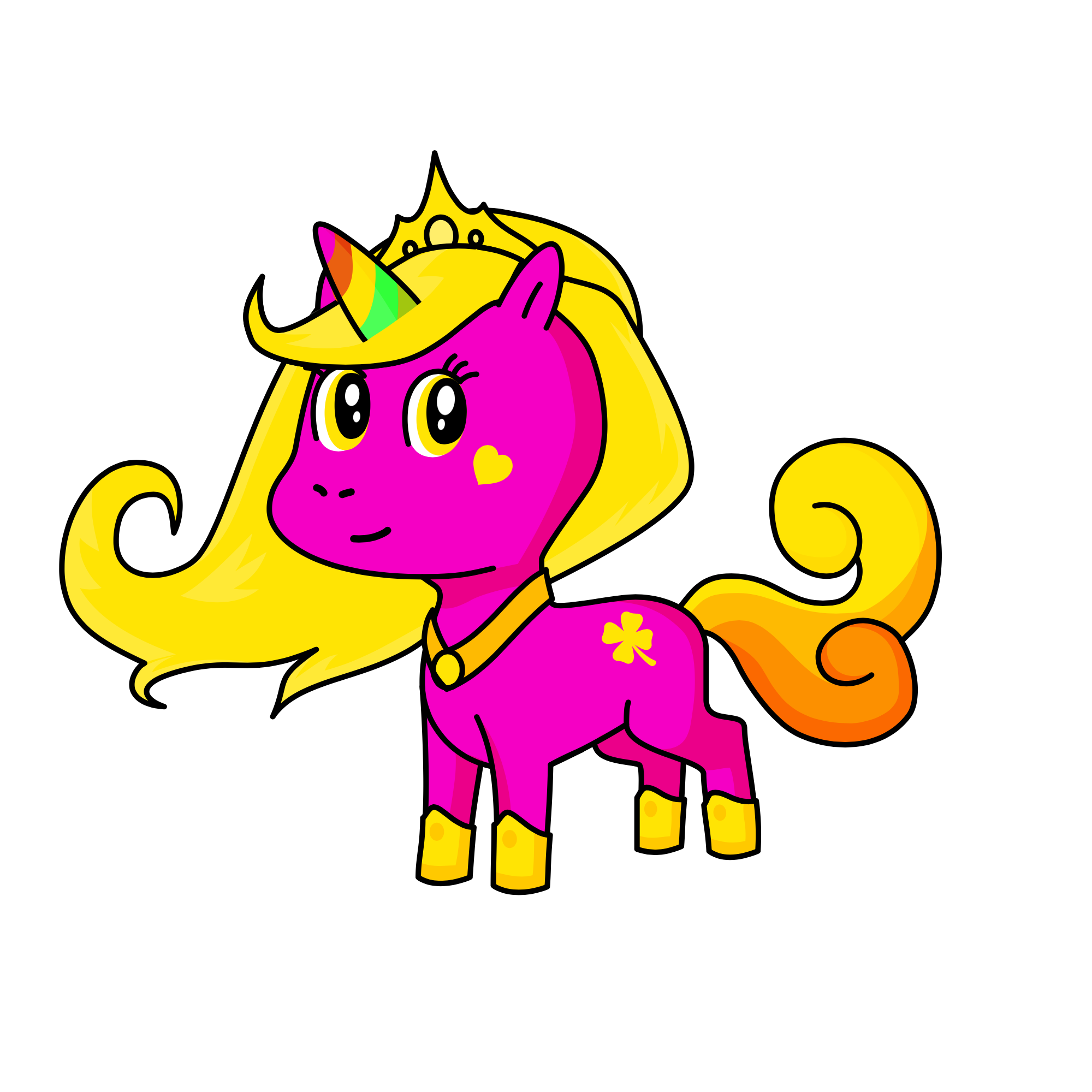 princess sun shine, the unicorn
