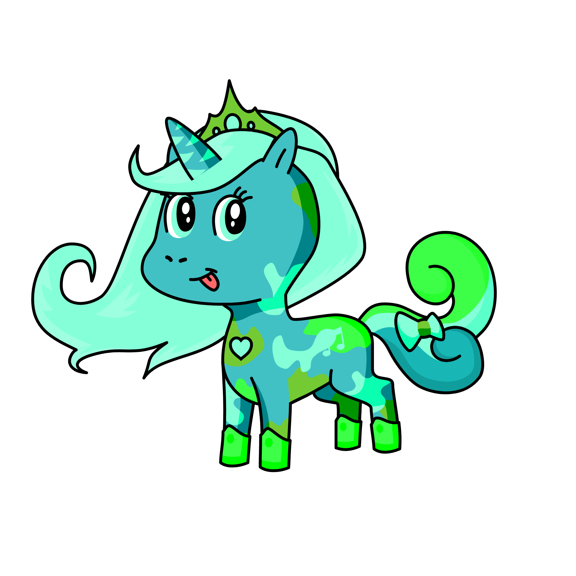 Evergreen, the unicorn