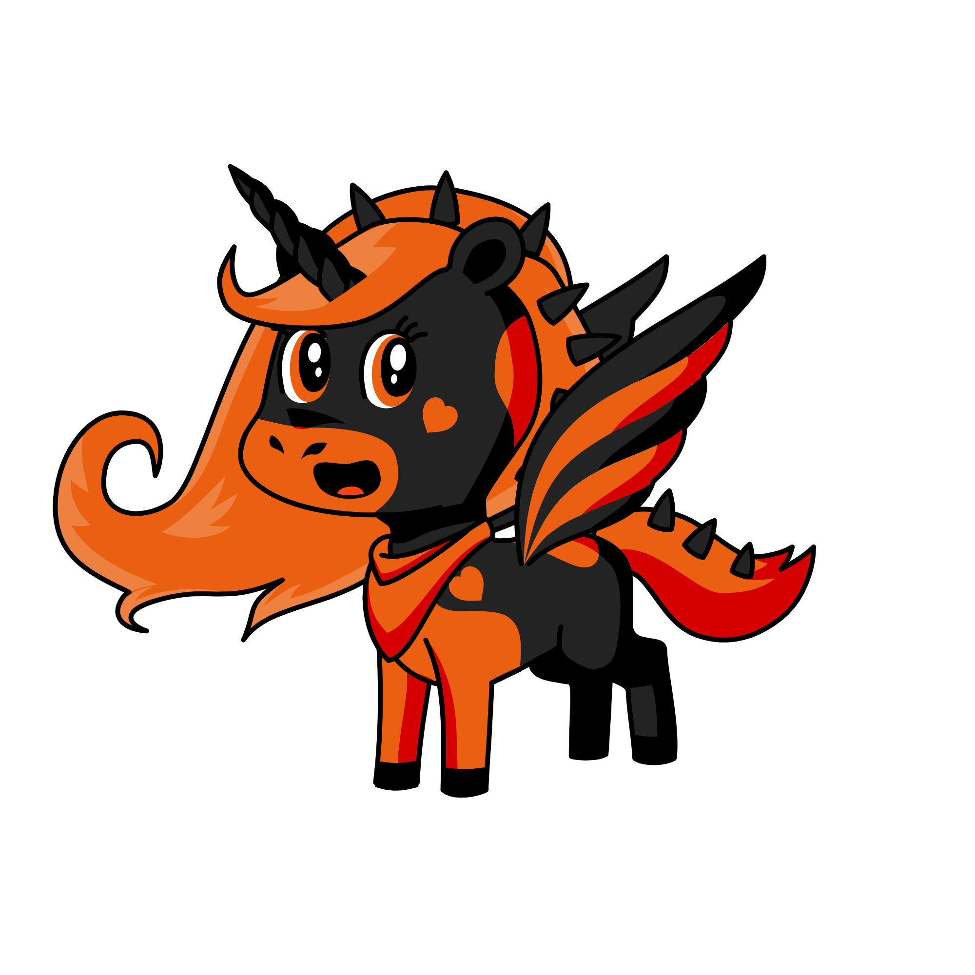 Spiky!!!, the unicorn