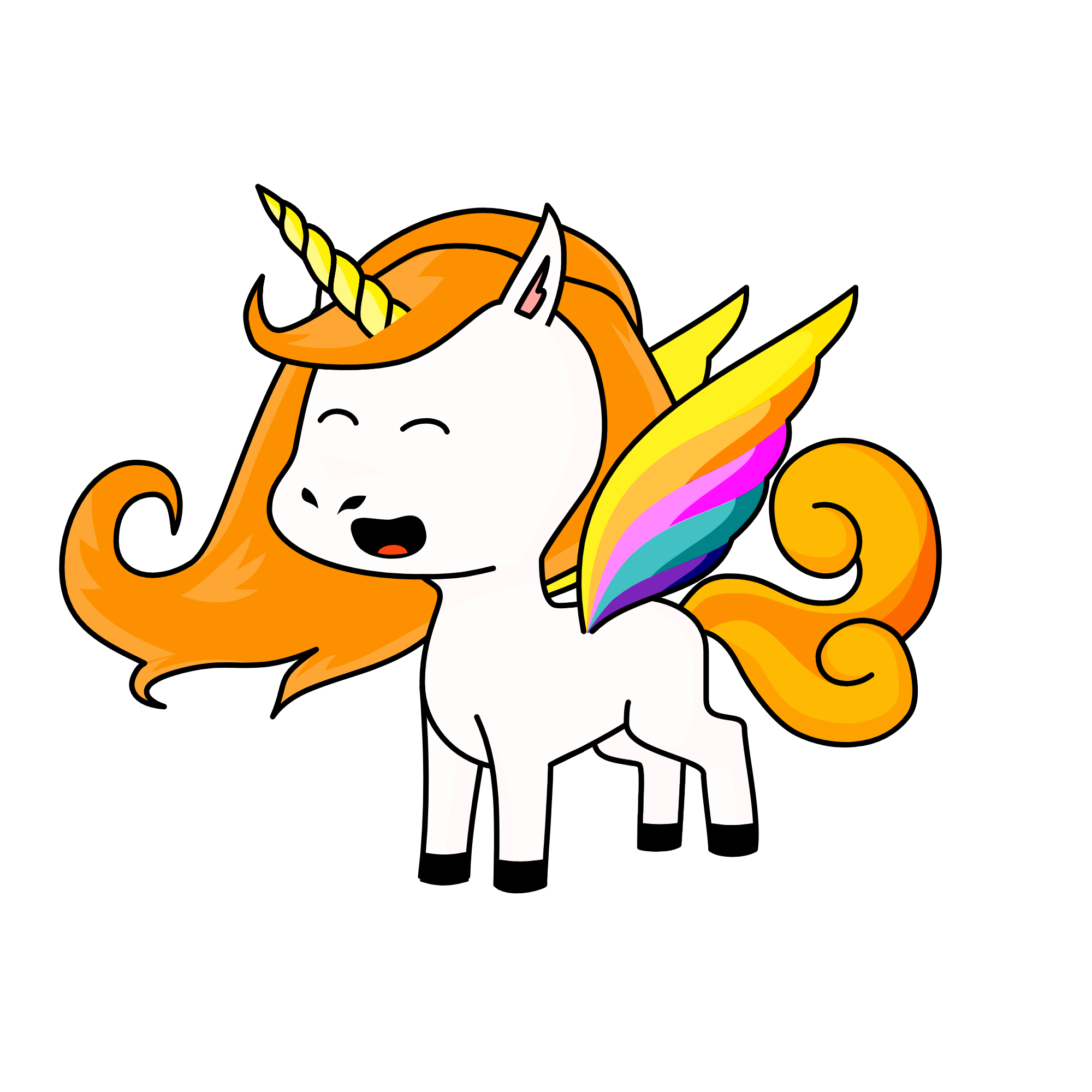 Swift wind, the unicorn