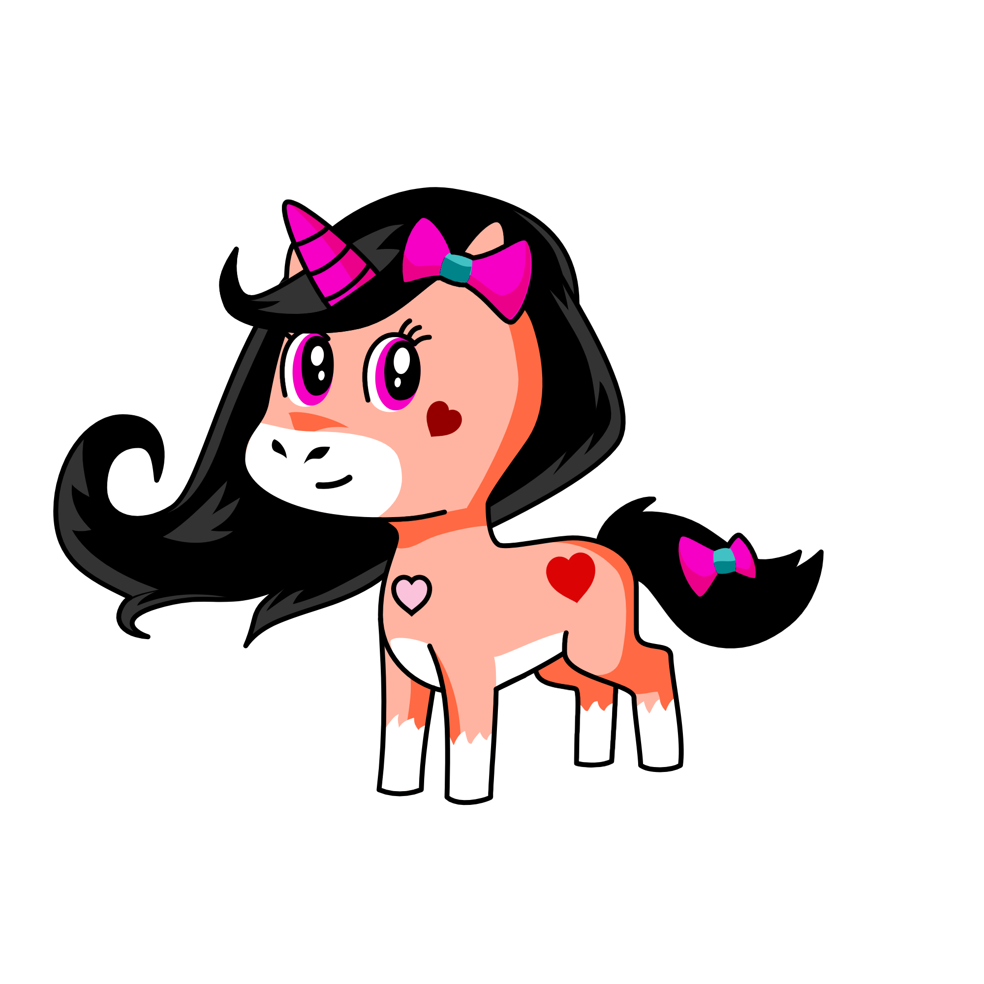 Pinkie, the unicorn